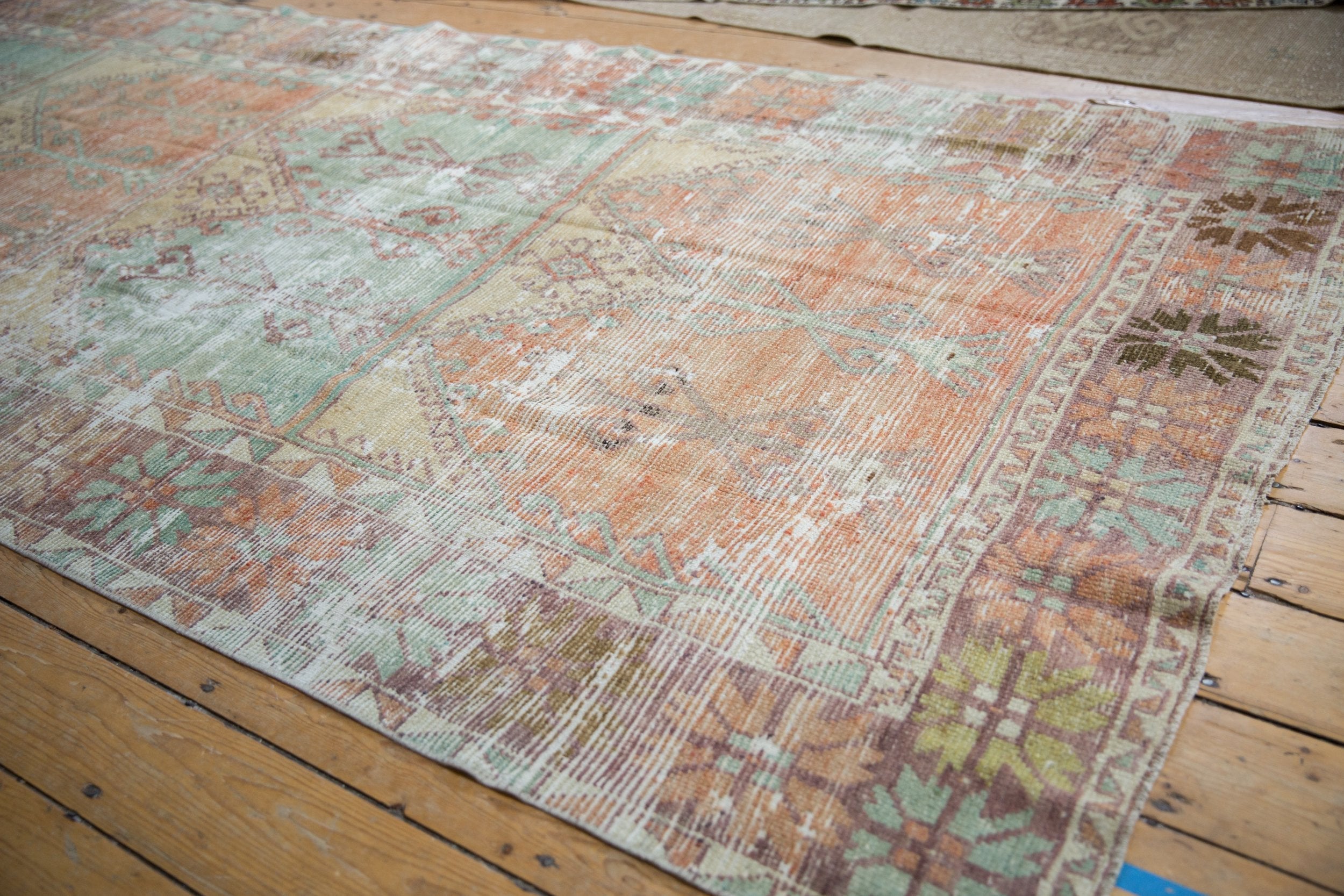 RESERVED 5x11.5 Vintage Distressed Oushak Rug Runner