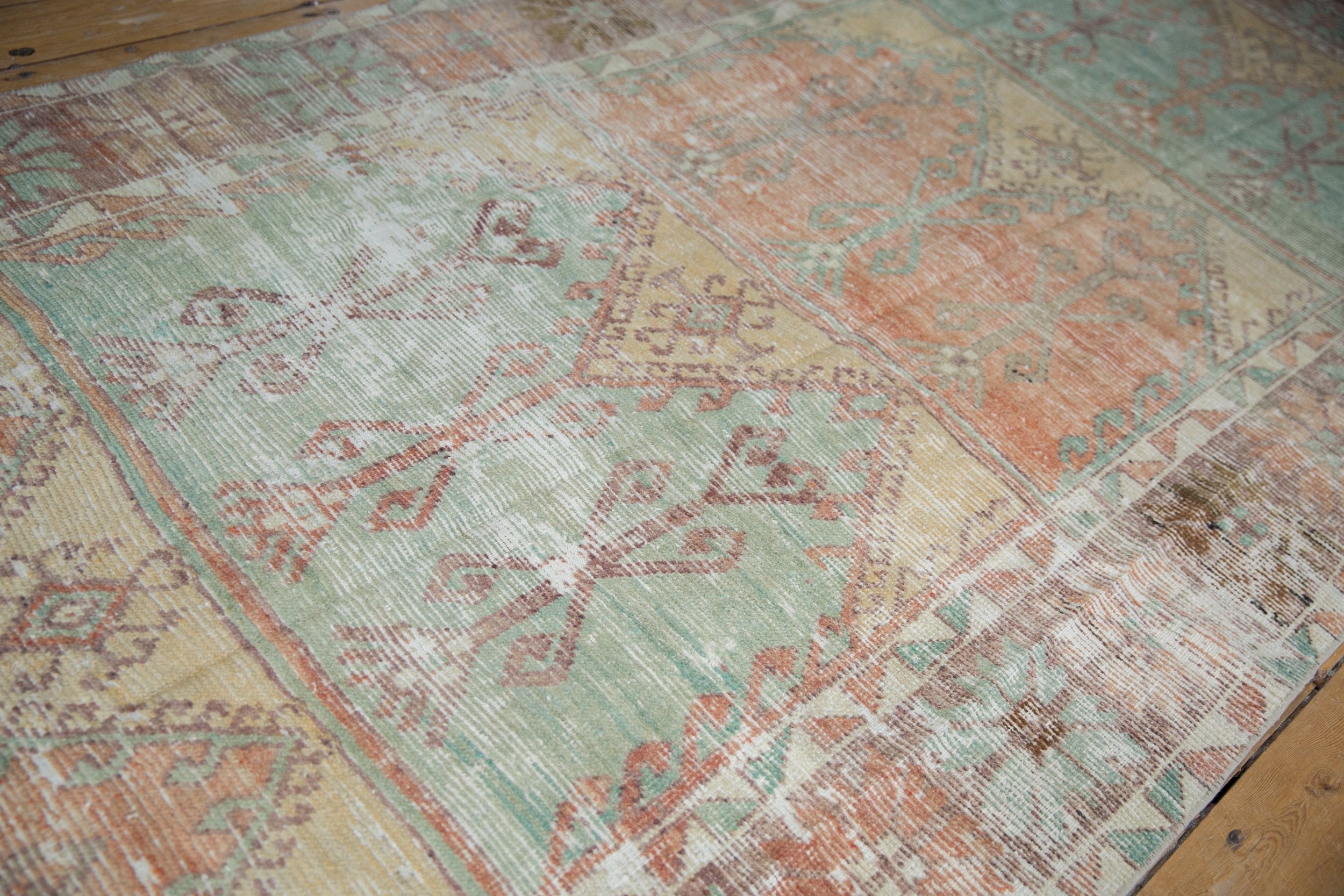 RESERVED 5x11.5 Vintage Distressed Oushak Rug Runner