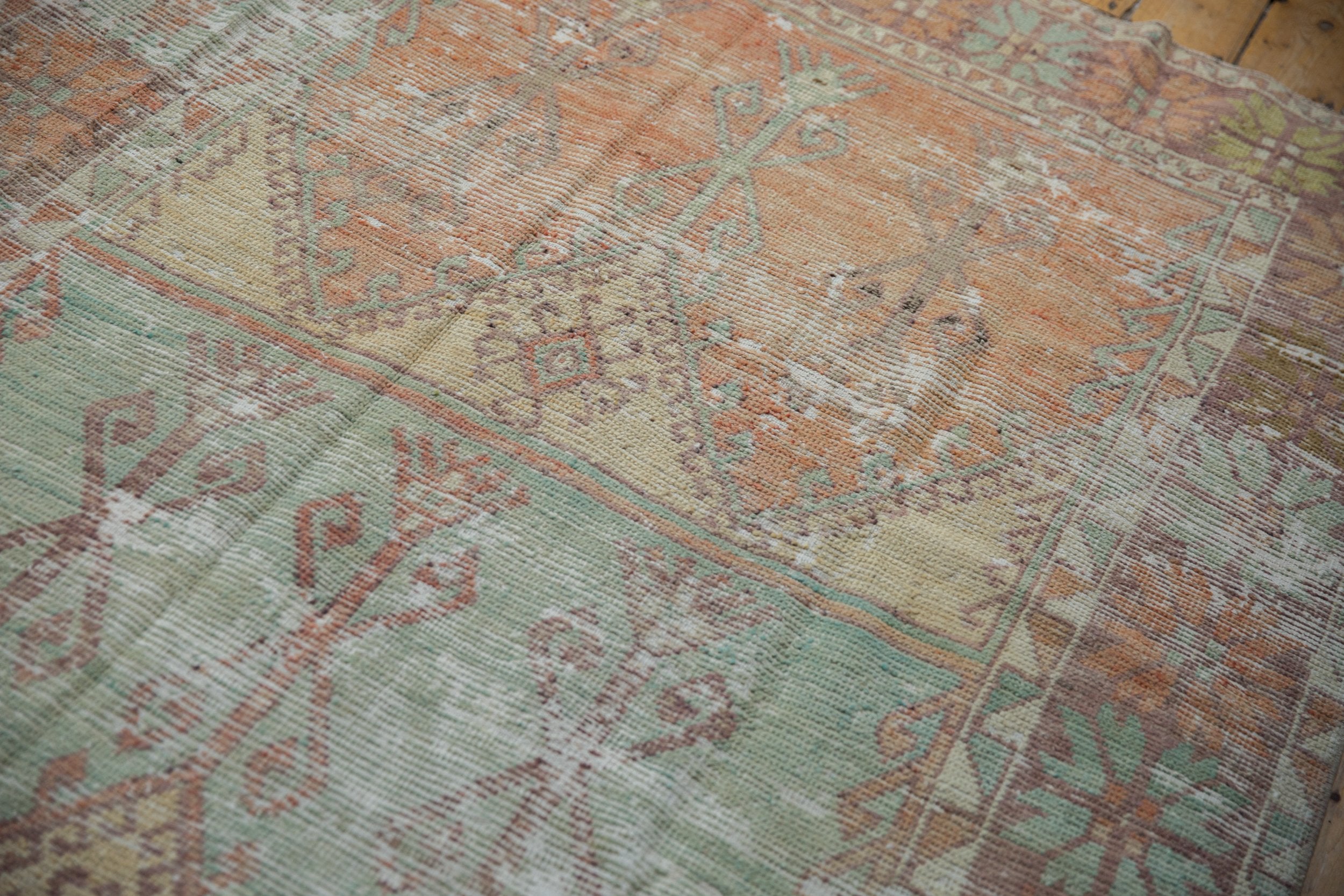 RESERVED 5x11.5 Vintage Distressed Oushak Rug Runner