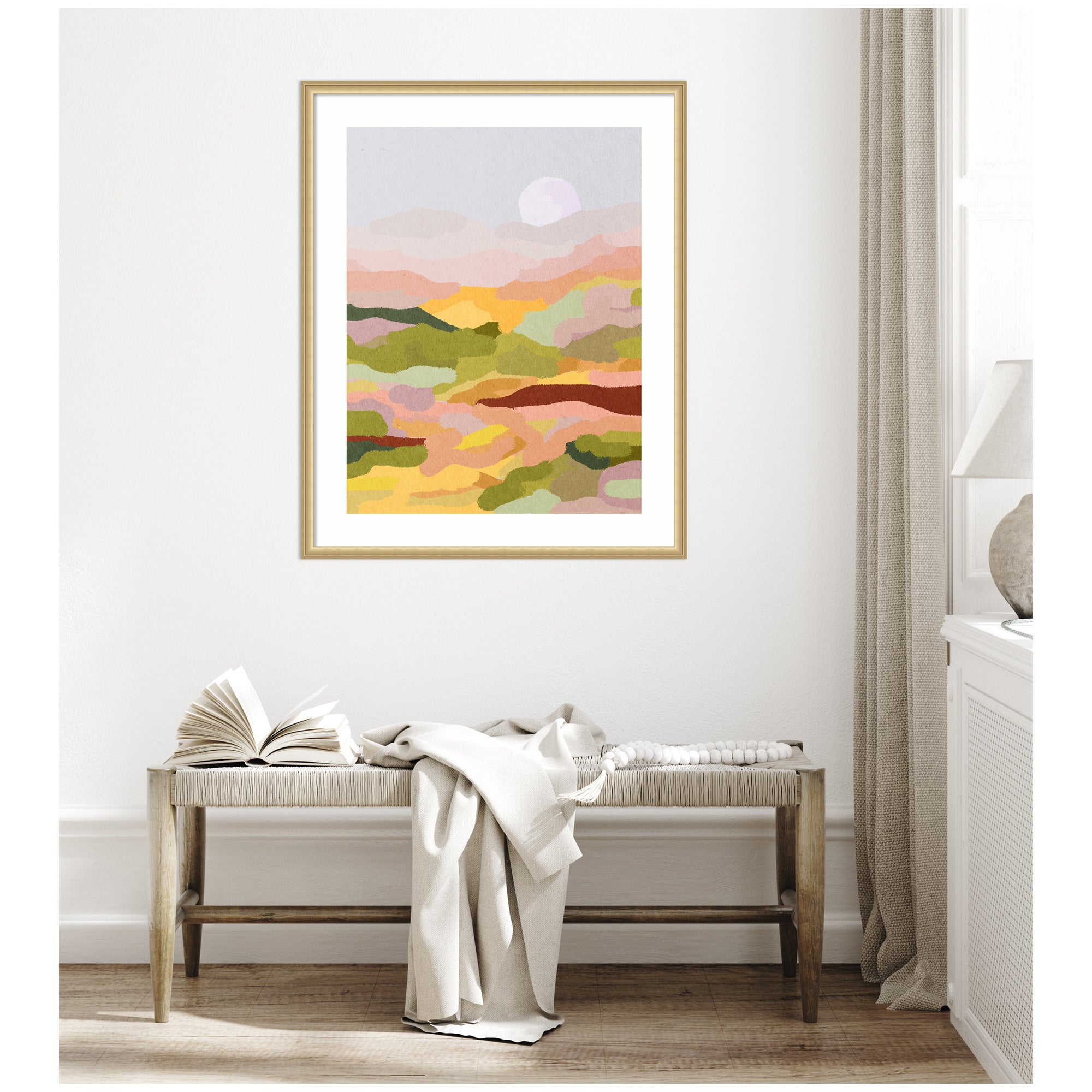 Framed Art Beautiful Landscape by July Art Prints