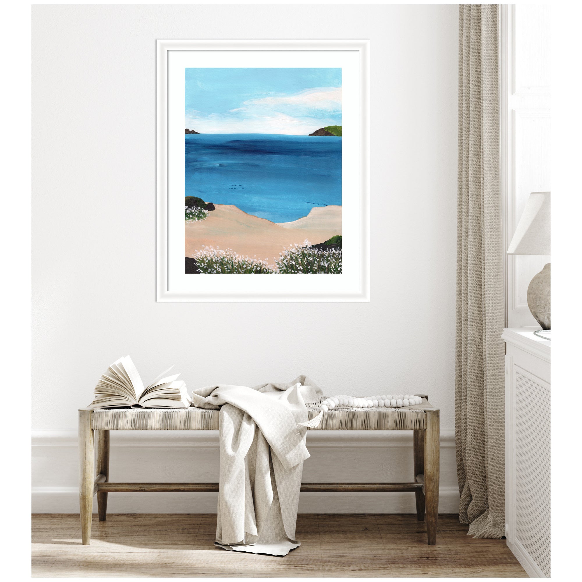 Framed Art Midday at Sea by Nikita Jariwala