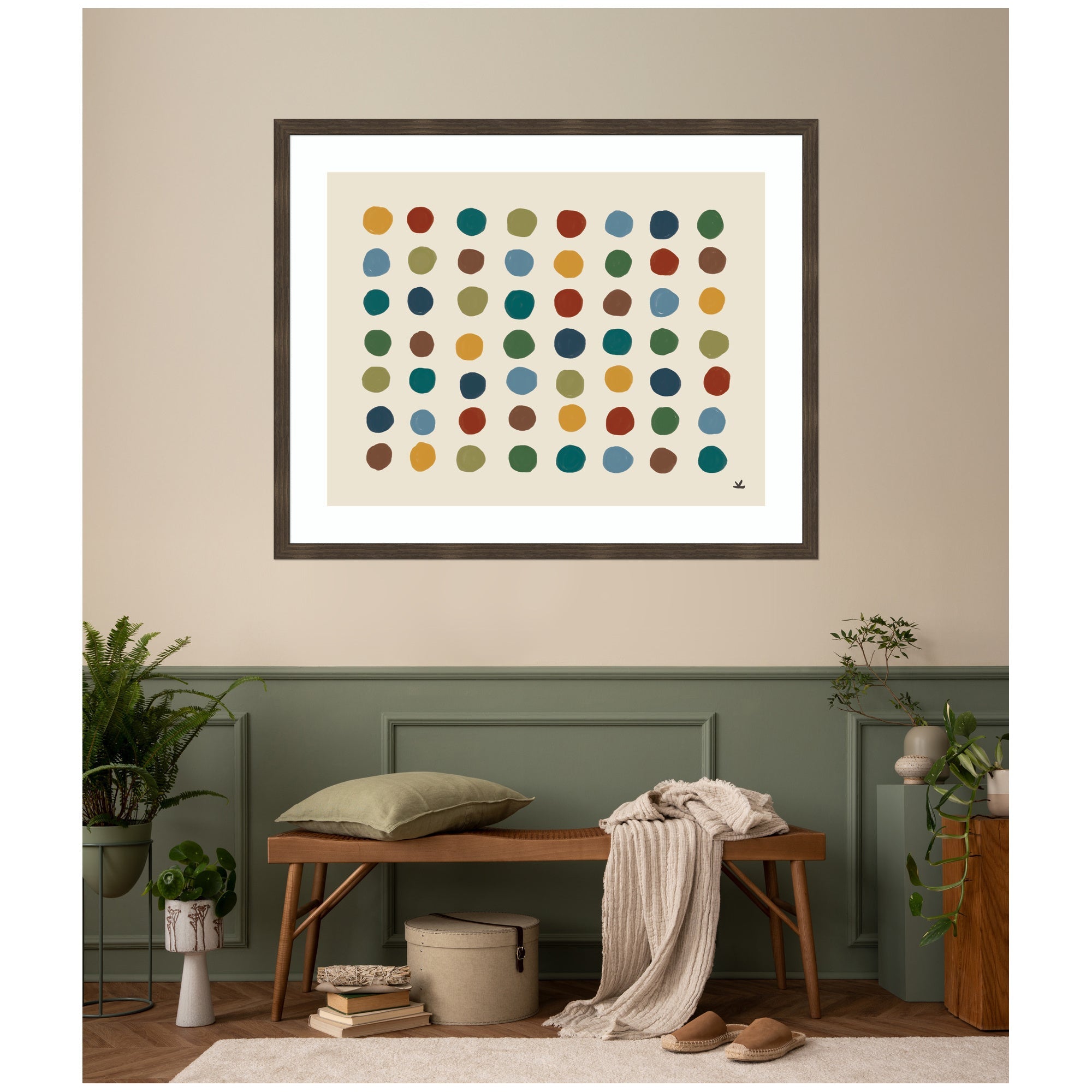 Meditation No.
3b by Kelly Knaga Framed Wall Art Print