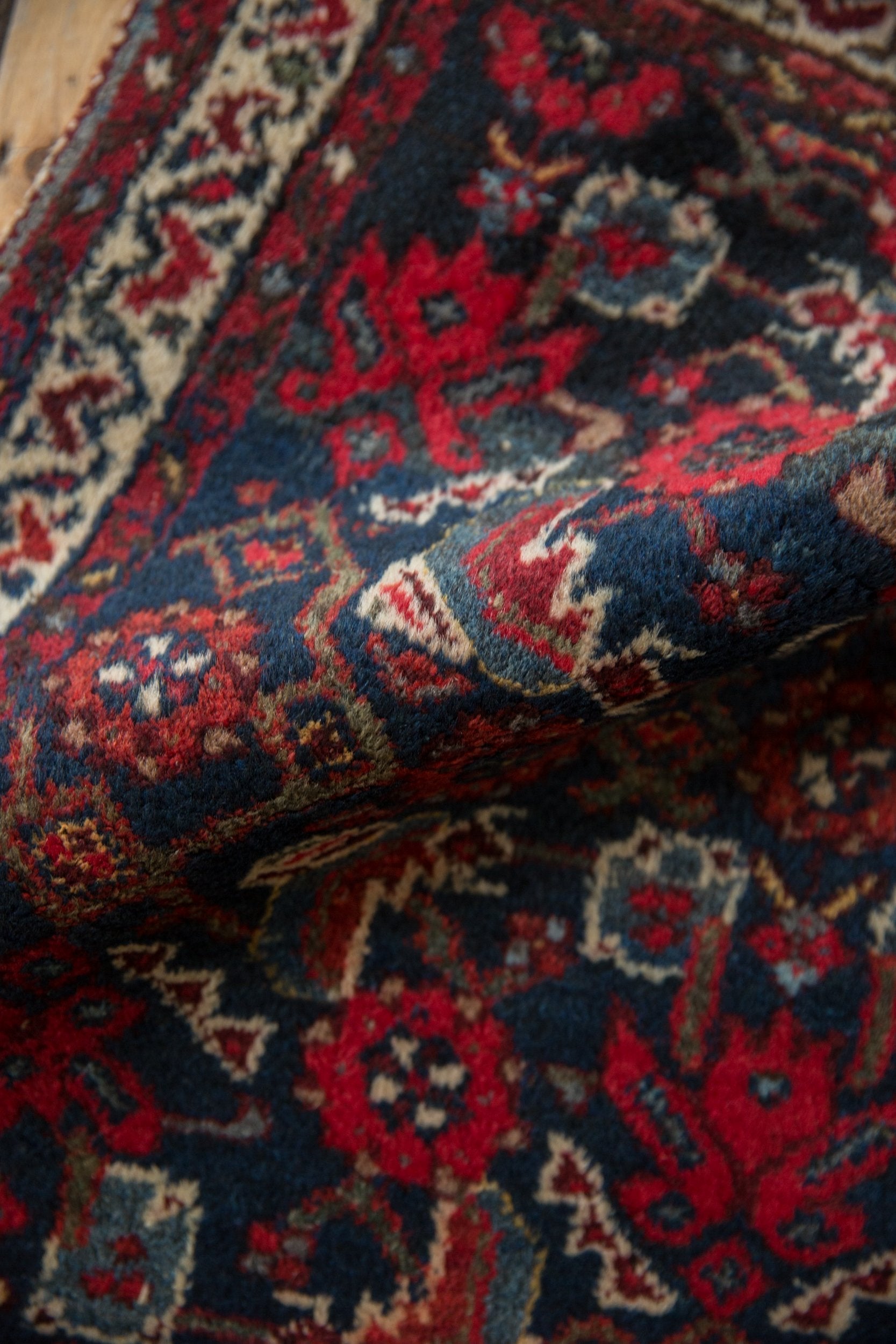2x2.5 Vintage Hamadan Square Rug Mat