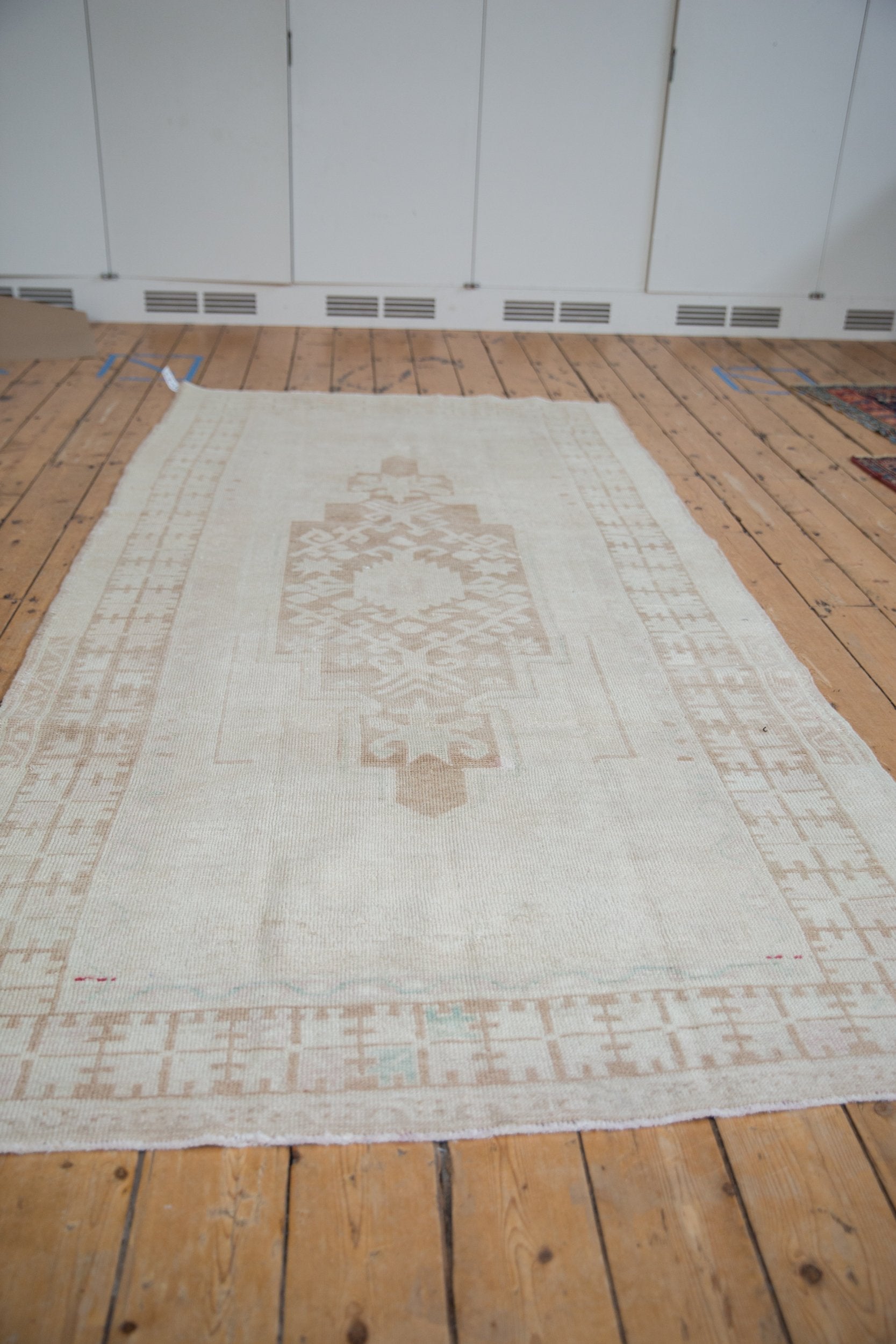 4.5x9.5 Vintage Distressed Oushak Rug Runner by Old New House® - product image 6 for Resin Society