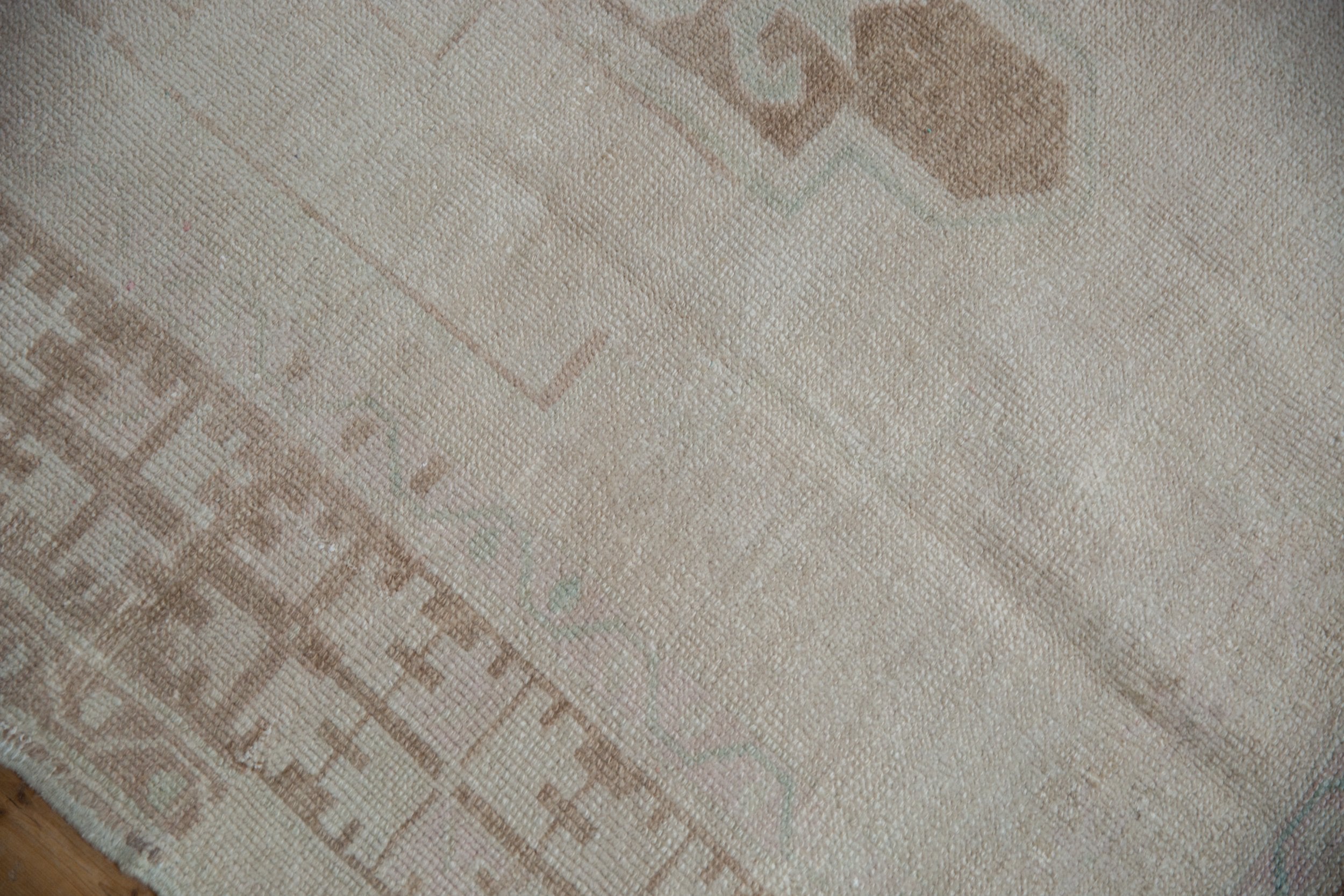 4.5x9.5 Vintage Distressed Oushak Rug Runner by Old New House® - product image 9 for Resin Society