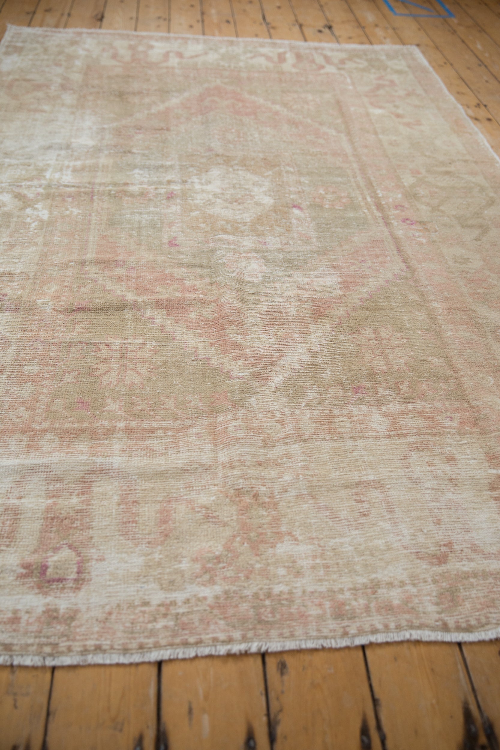 5.5x8.5 Vintage Distressed Oushak Carpet by Old New House® - product image 3 for Resin Society