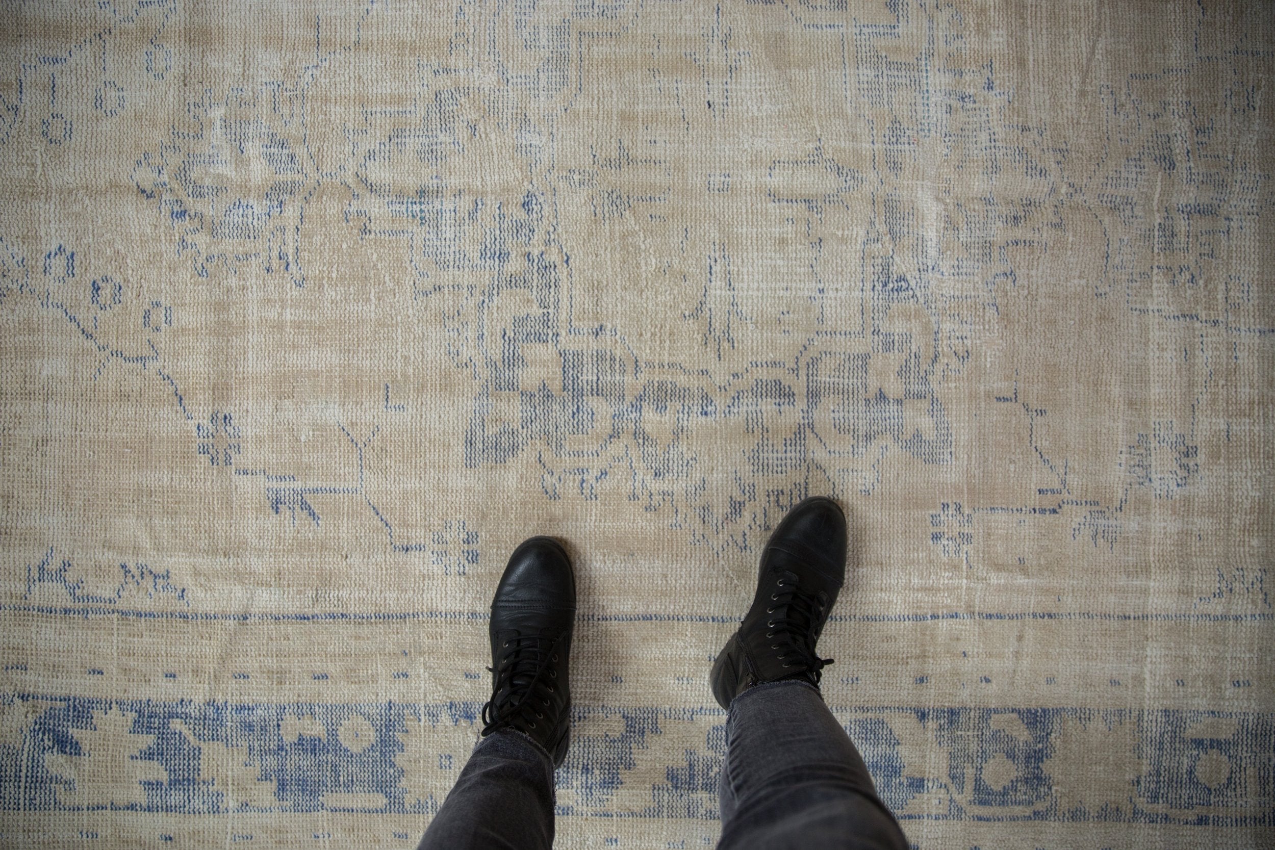 6x9.5 Vintage Distressed Oushak Carpet by Old New House® - product image 2 for Resin Society