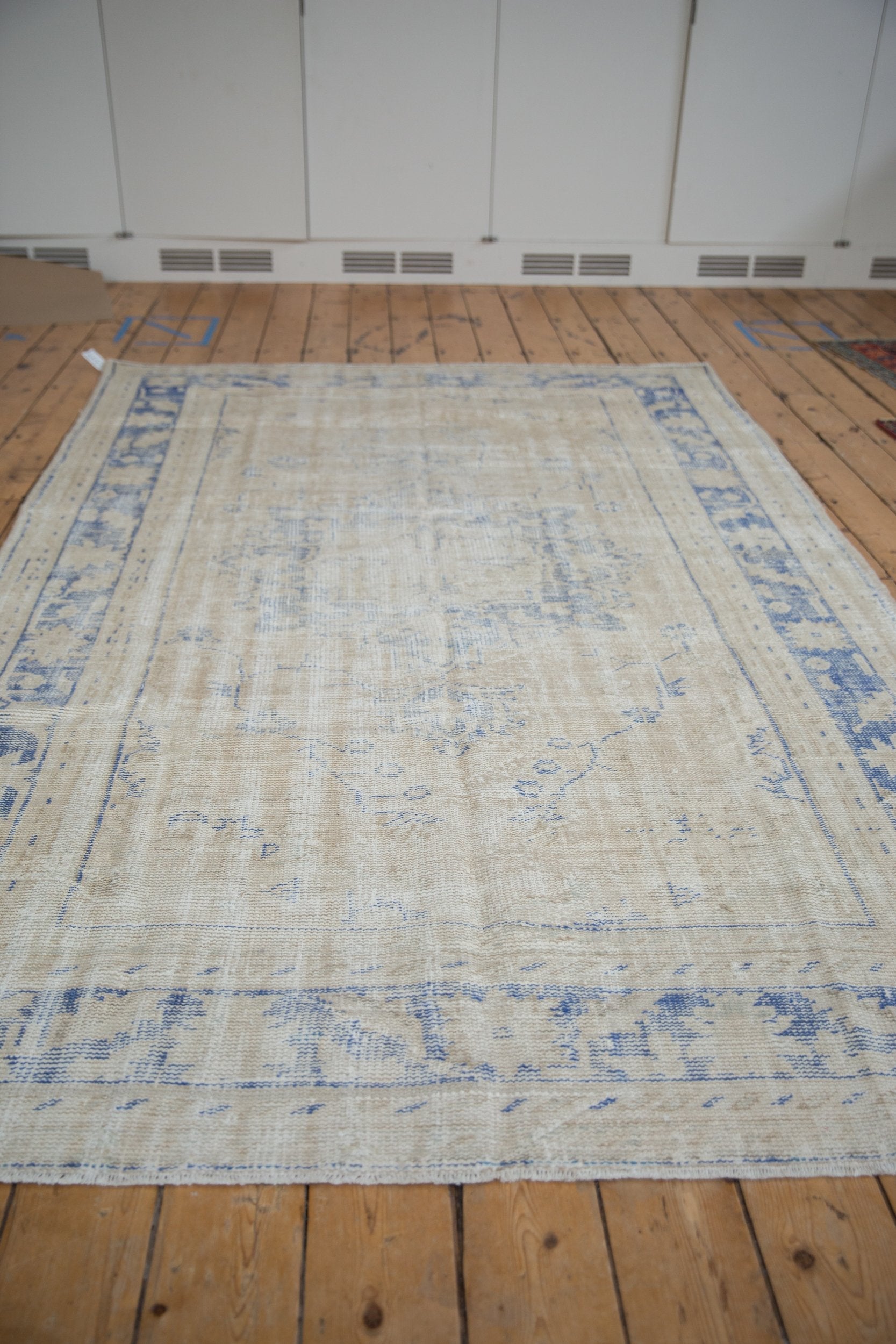 6x9.5 Vintage Distressed Oushak Carpet by Old New House® - product image 5 for Resin Society