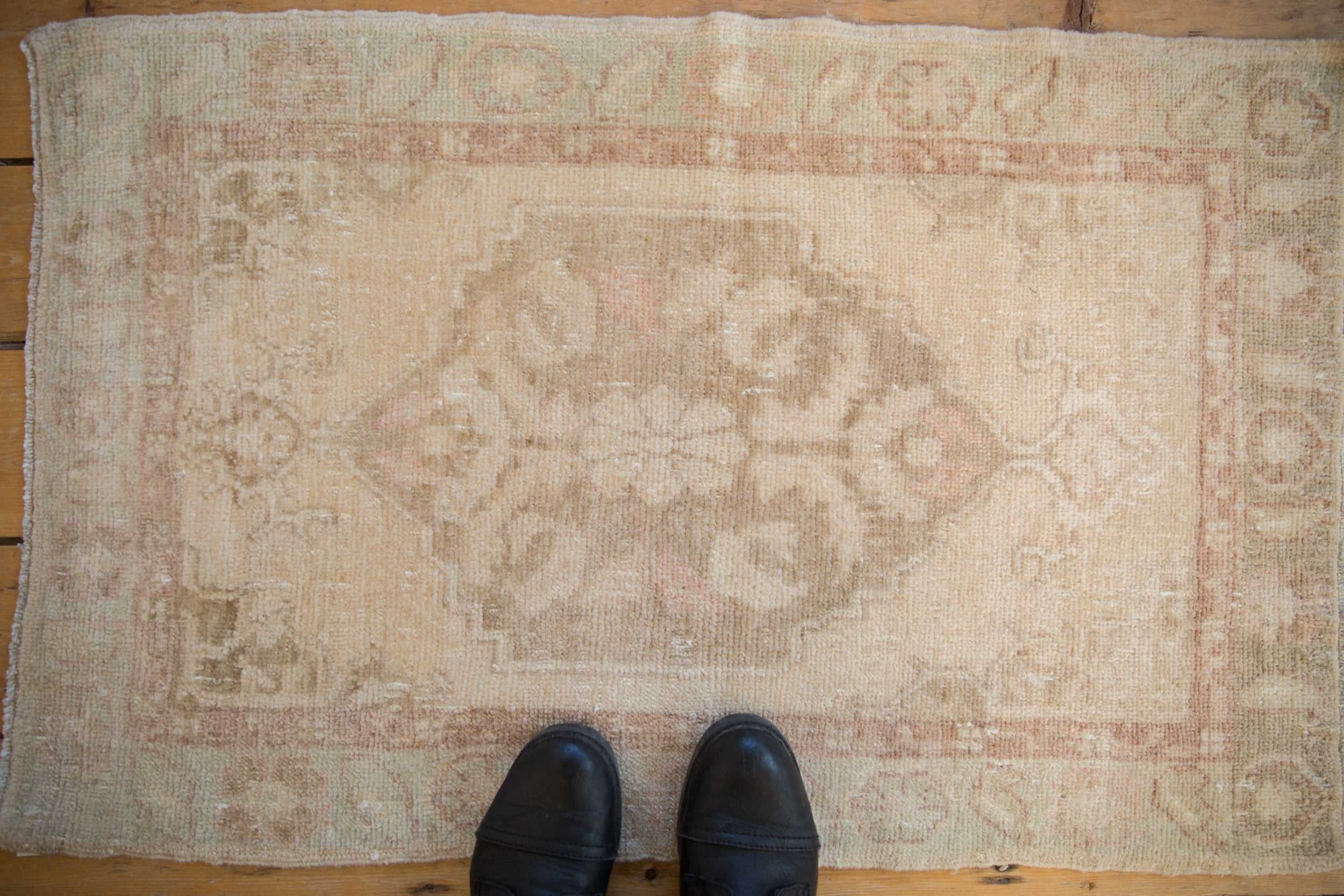 2x3.5 Vintage Distressed Oushak Rug by Old New House® - product image 2 for Resin Society