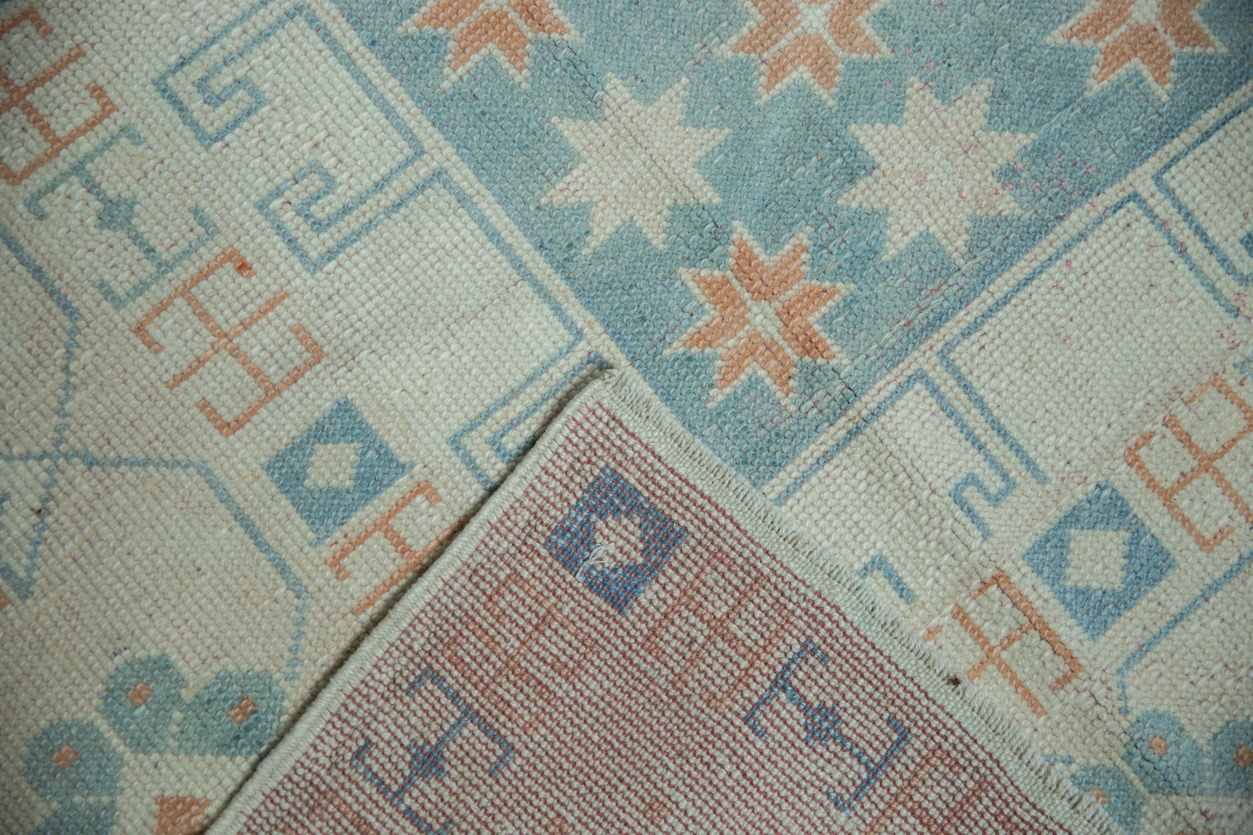 7x11.5 Vintage Distressed Oushak Carpet by Old New House® - product image 8 for Resin Society