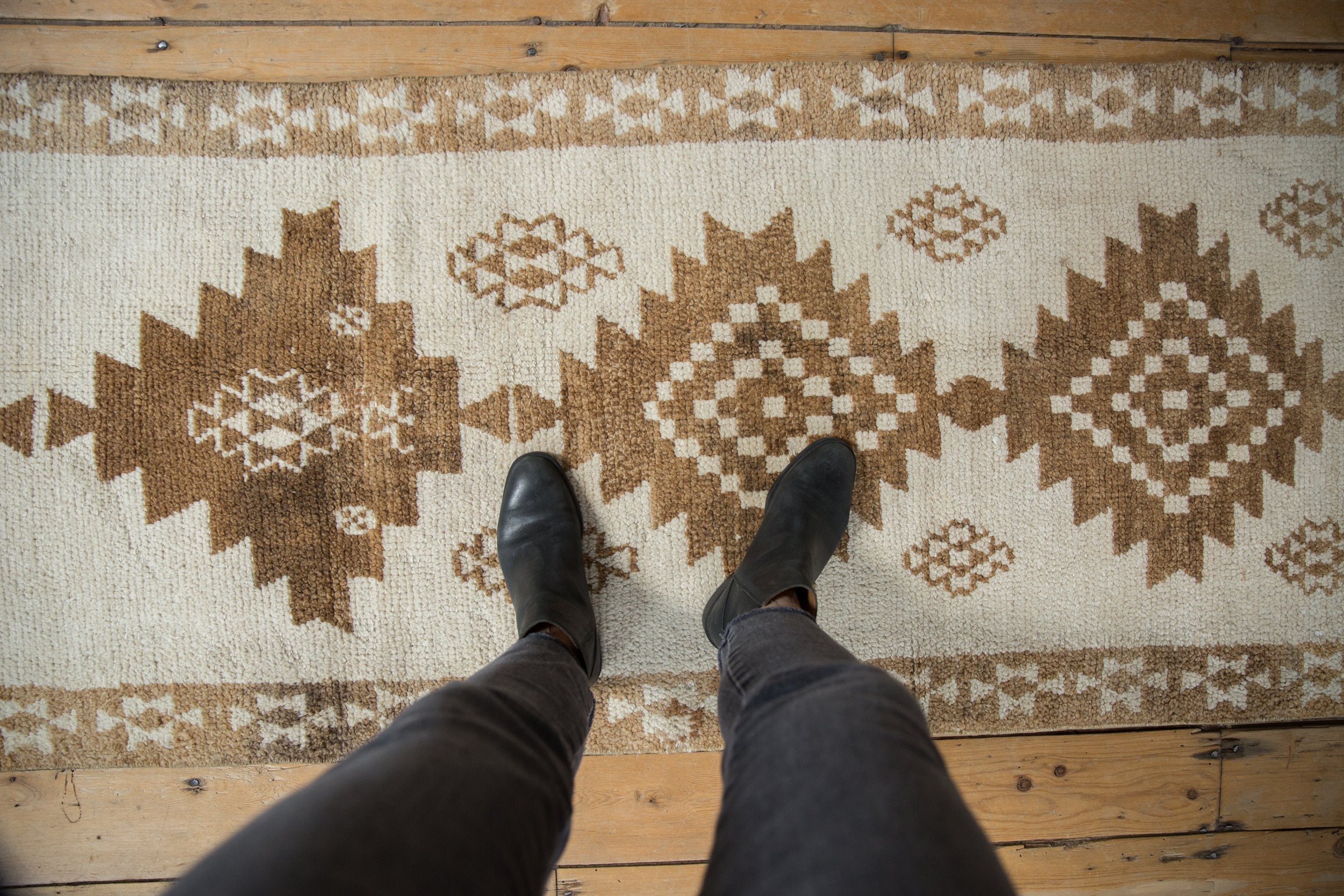 2.5x10 Vintage Distressed Kars Rug Runner by Old New House® - product image 2 for Resin Society