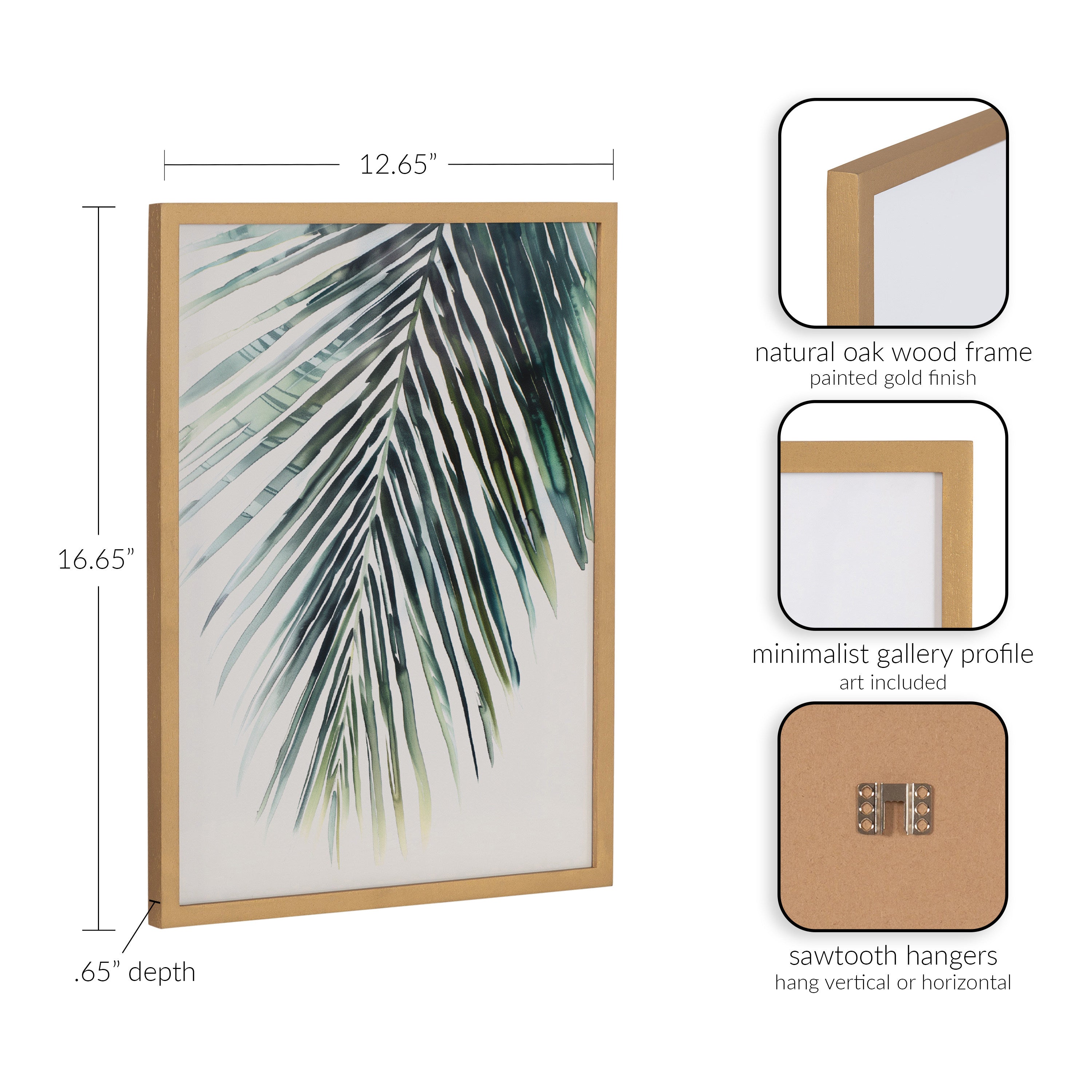 Gallery Tropical Modern Botanical Palm Print by kateandlaurel - product image 8 for Resin Society