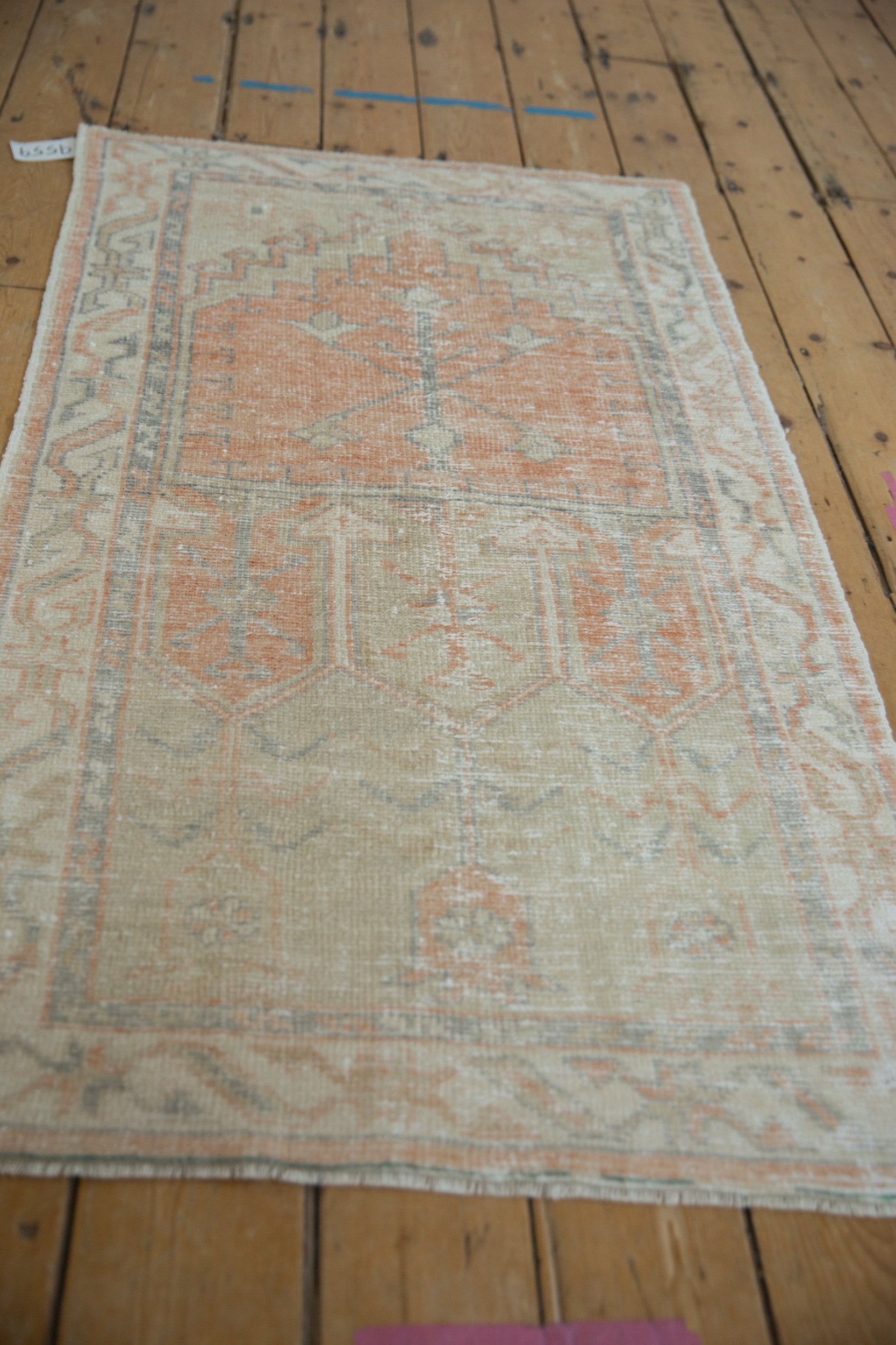 2.5x5 Vintage Distressed Oushak Rug Runner by Old New House® - product image 3 for Resin Society