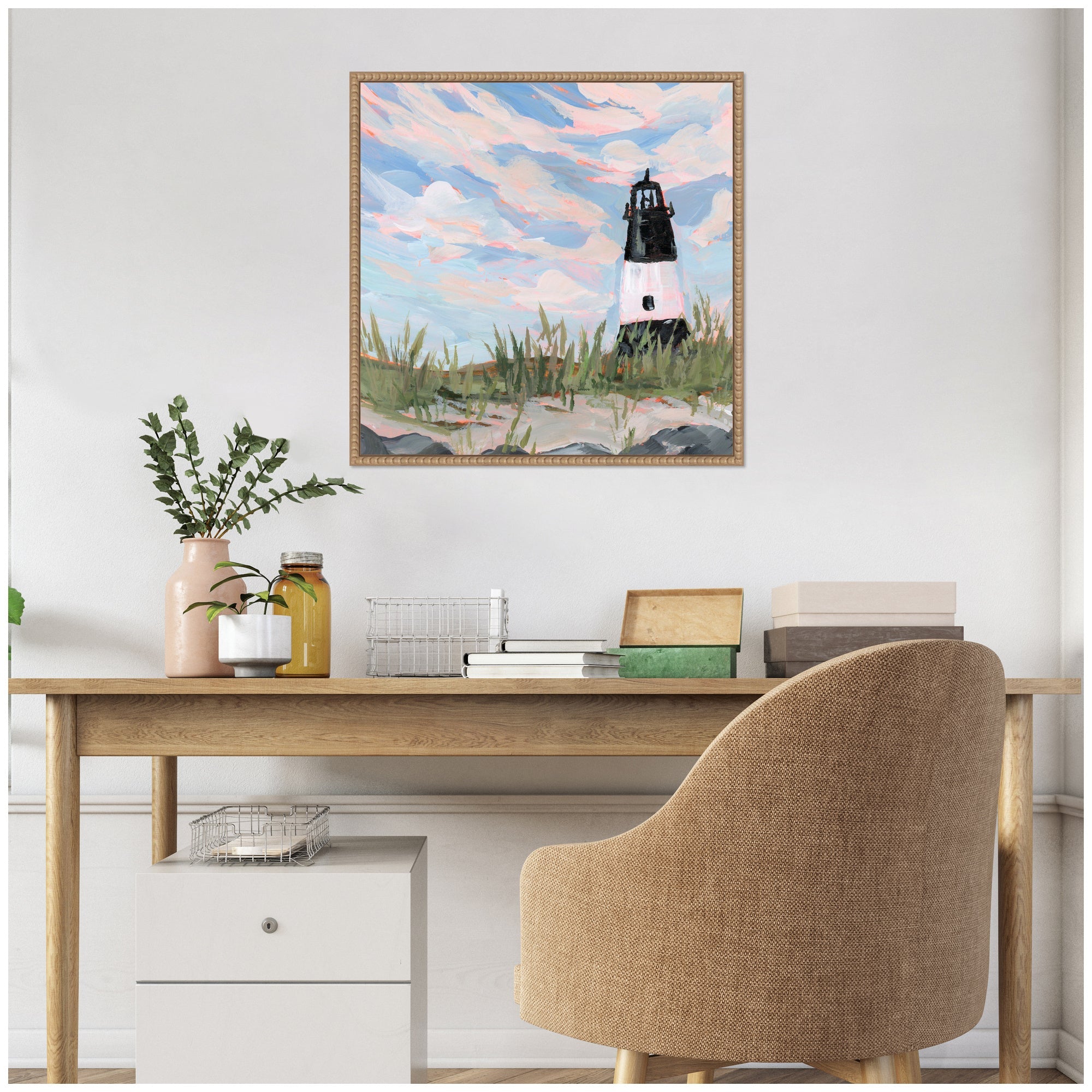 Sylvie Georgia Framed Canvas by Emily Kenney