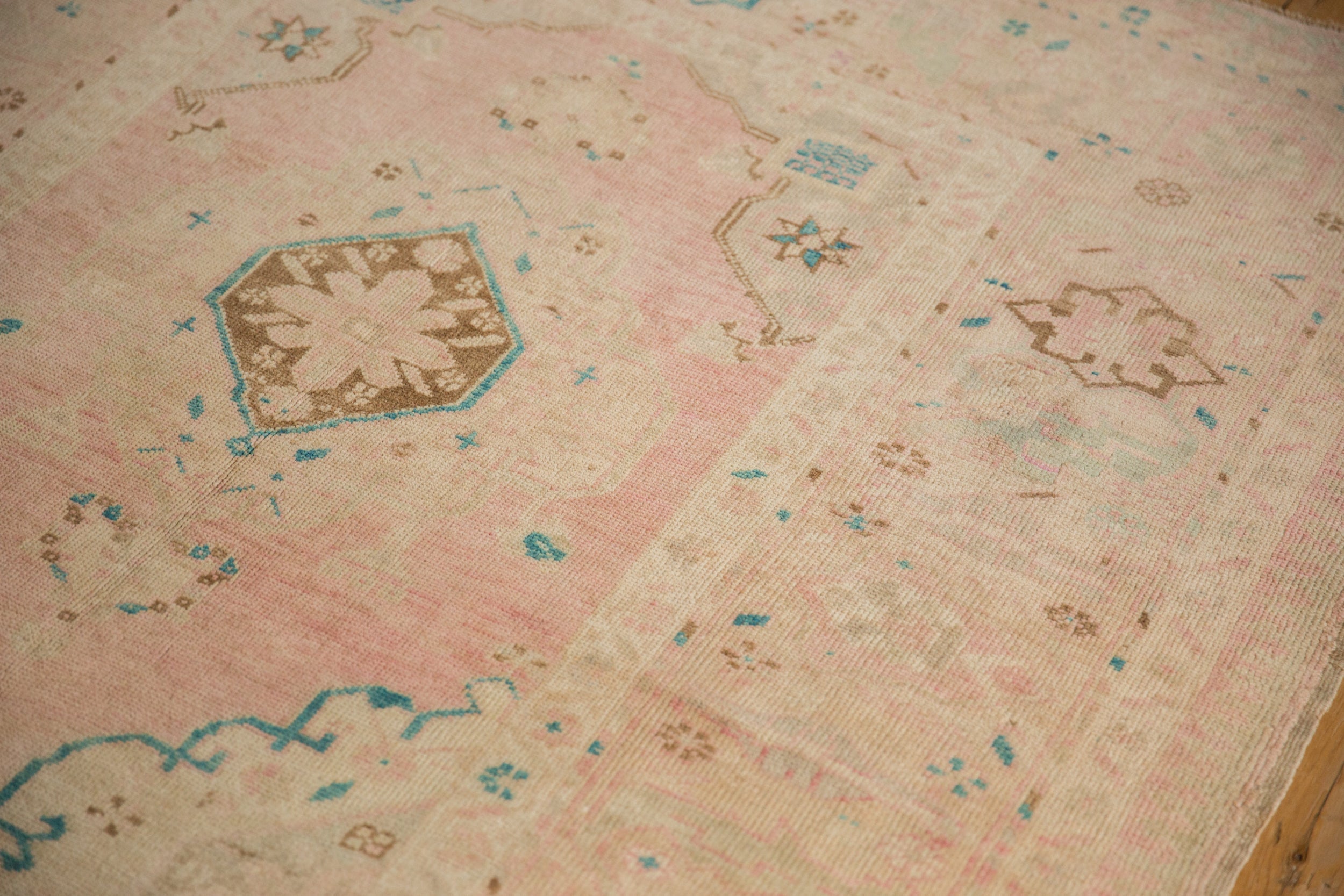 4.5x9 Vintage Distressed Oushak Rug Runner by Old New House® - product image 8 for Resin Society
