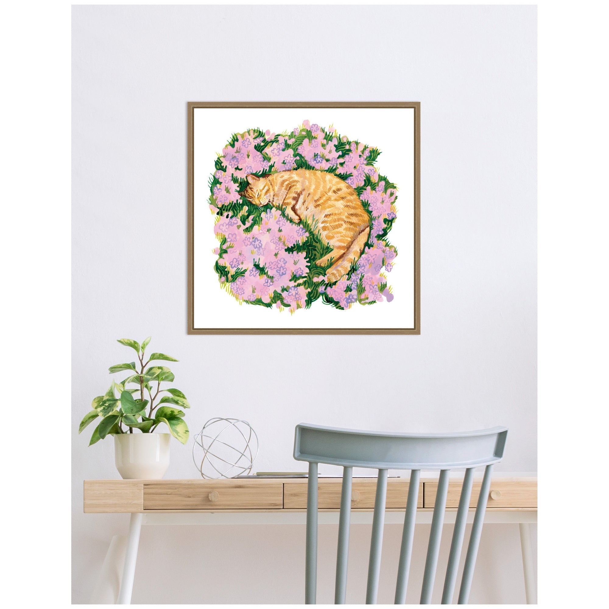 Dream on the Meadow by Lucia Gianello Framed Canvas Wall Art Print