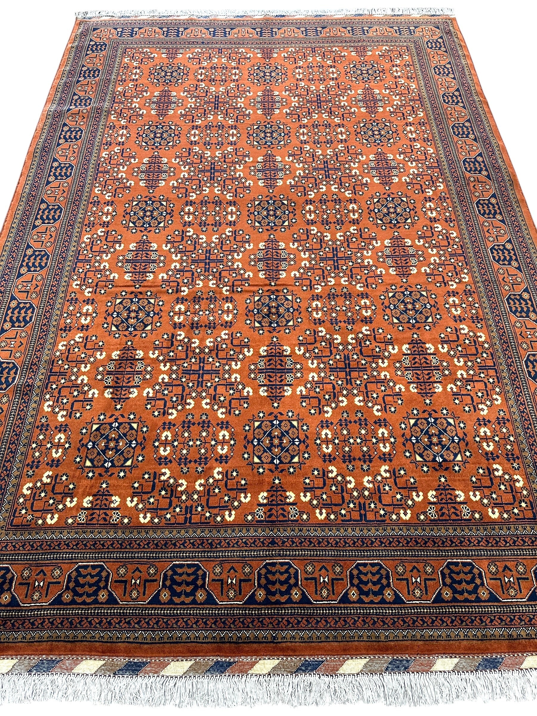 Hand-Knotted Afghani Bukharayi Rug by Rugistan - product image 2 for Resin Society