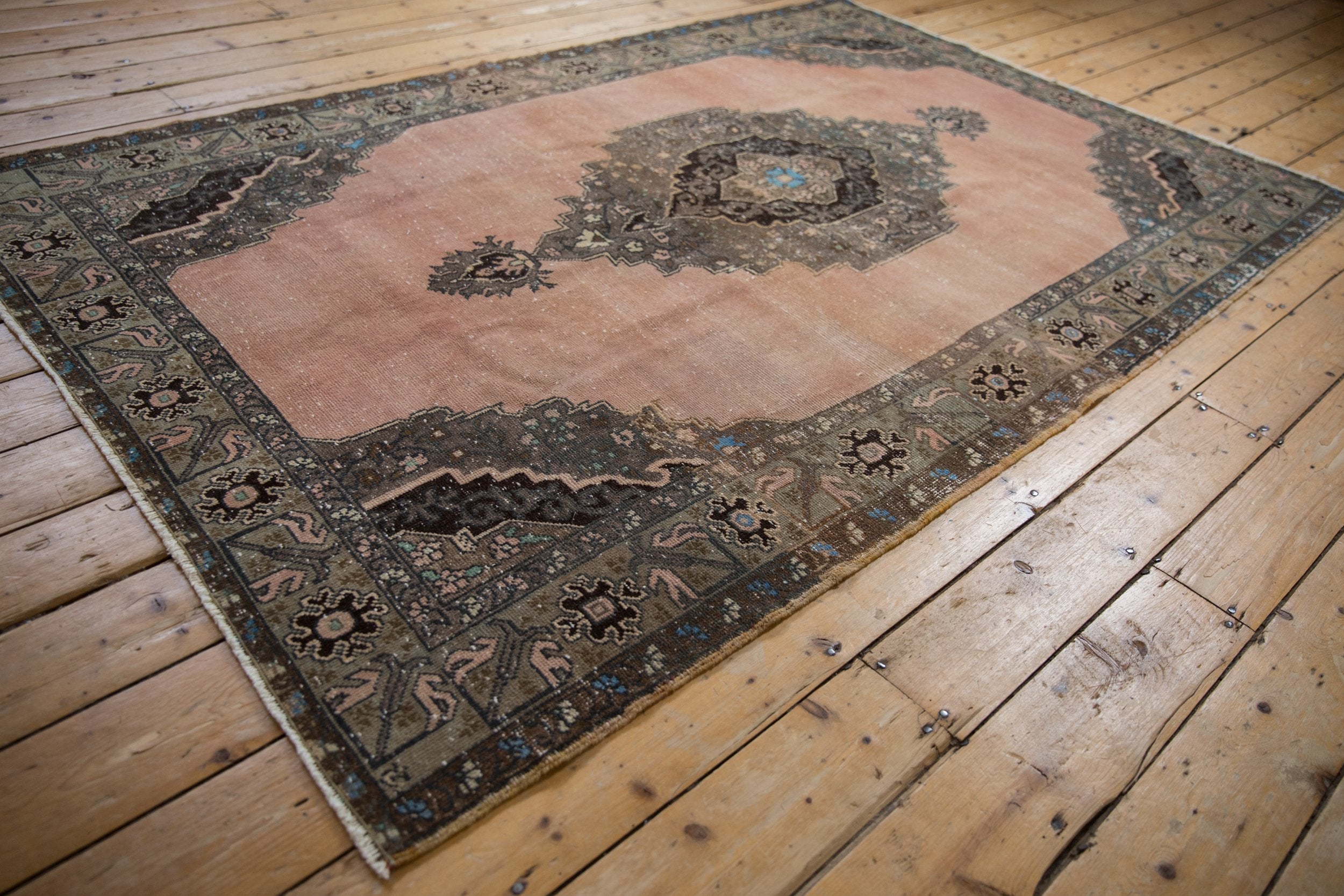 5x8 Vintage Distressed Oushak Carpet by Old New House® - product image 3 for Resin Society