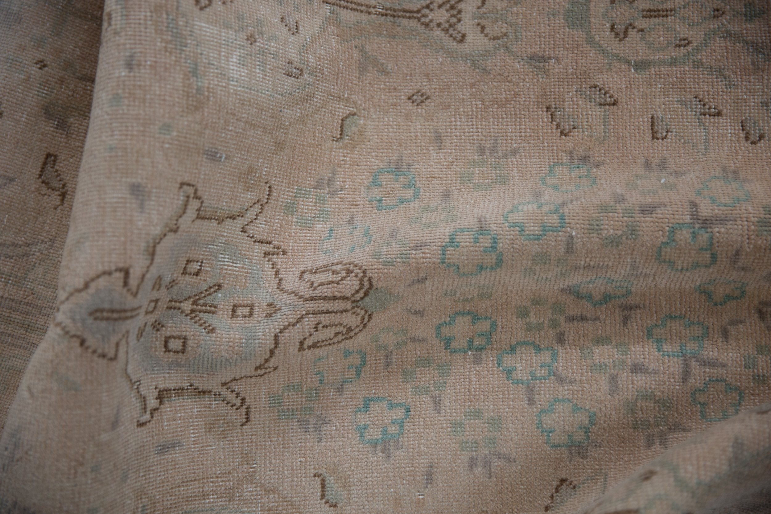 3x12.5 Vintage Fine Distressed Sivas Rug Runner by Old New House® - product image 10 for Resin Society