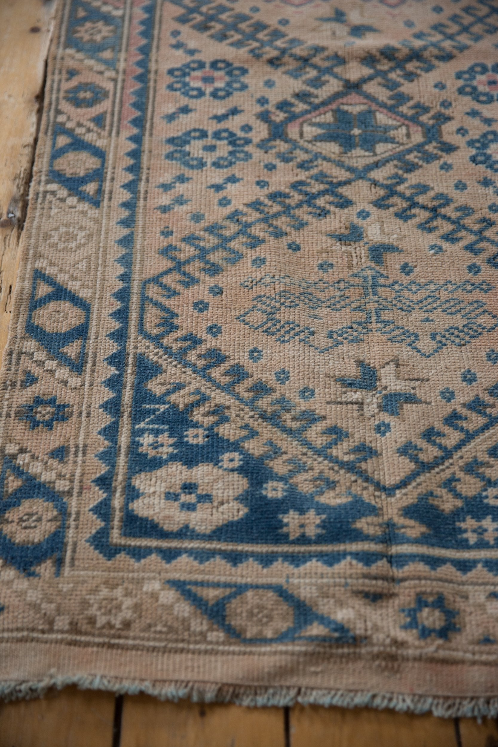 2.5x10.5 Vintage Distressed Melas Rug Runner by Old New House® - product image 4 for Resin Society