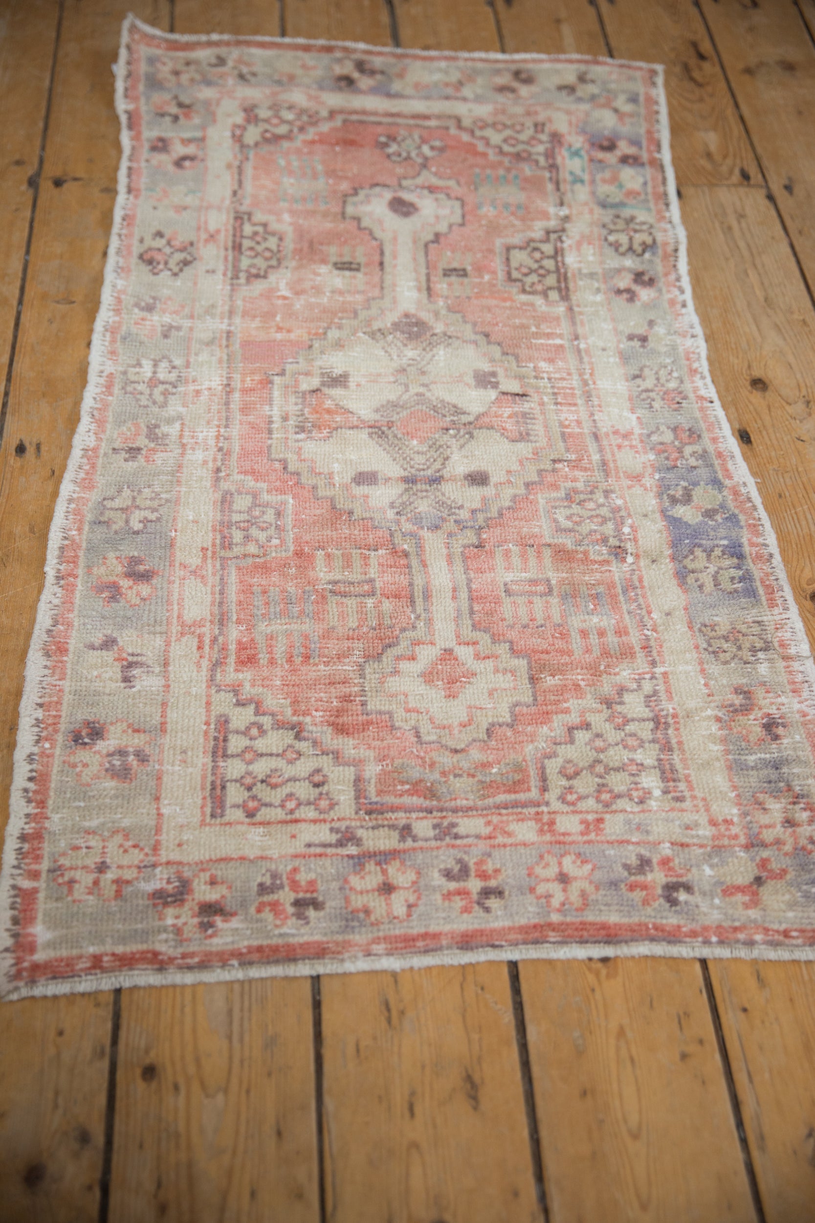2x4 Vintage Distressed Oushak Rug Runner by Old New House® - product image 3 for Resin Society