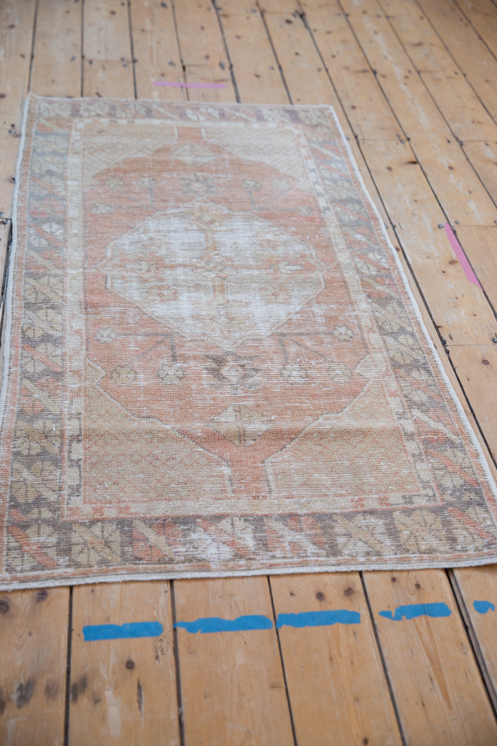 2.5x5 Vintage Distressed Oushak Rug Runner by Old New House® - product image 5 for Resin Society