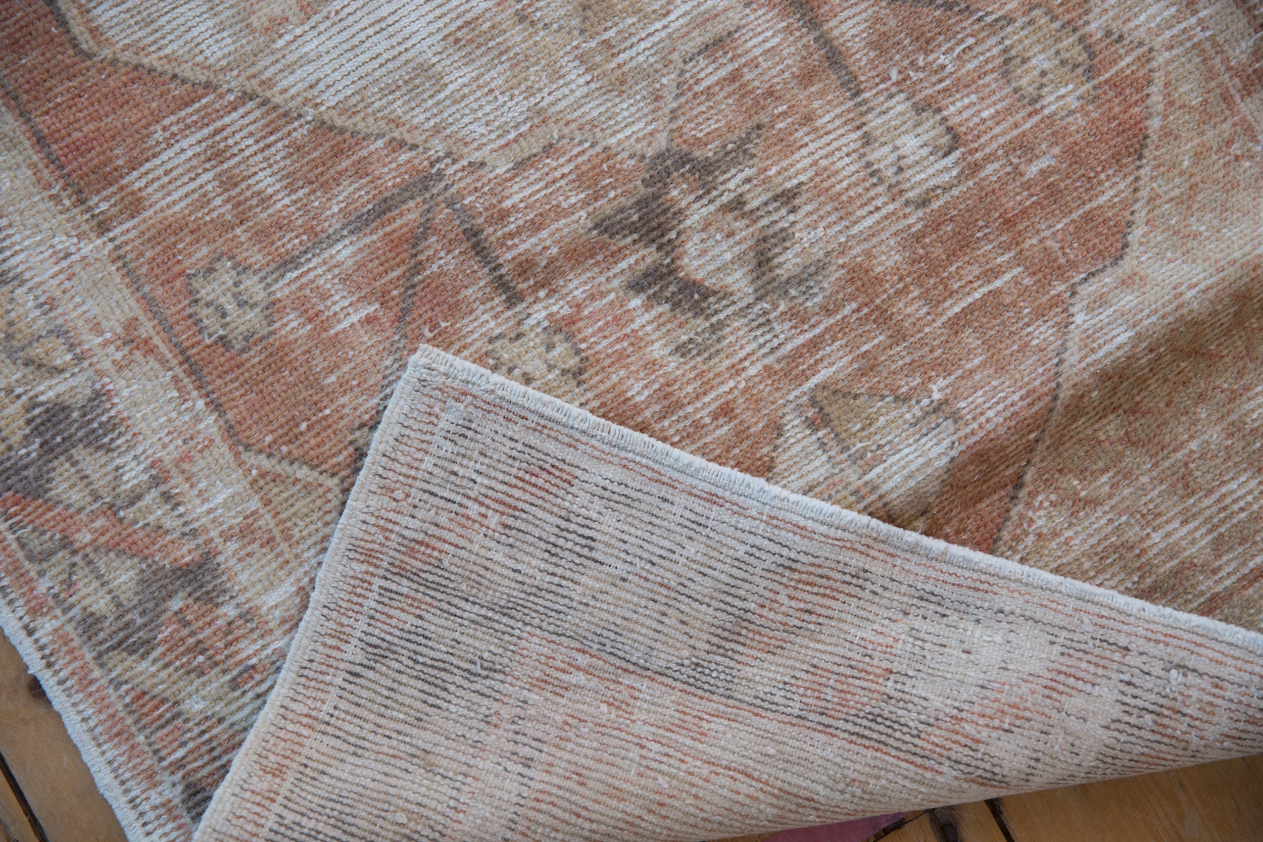 2.5x5 Vintage Distressed Oushak Rug Runner by Old New House® - product image 7 for Resin Society