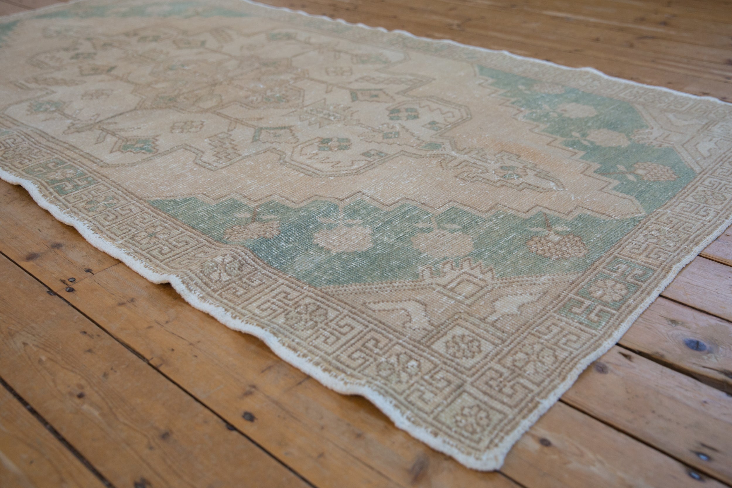 4x8 Vintage Distressed Oushak Rug Runner by Old New House® - product image 4 for Resin Society