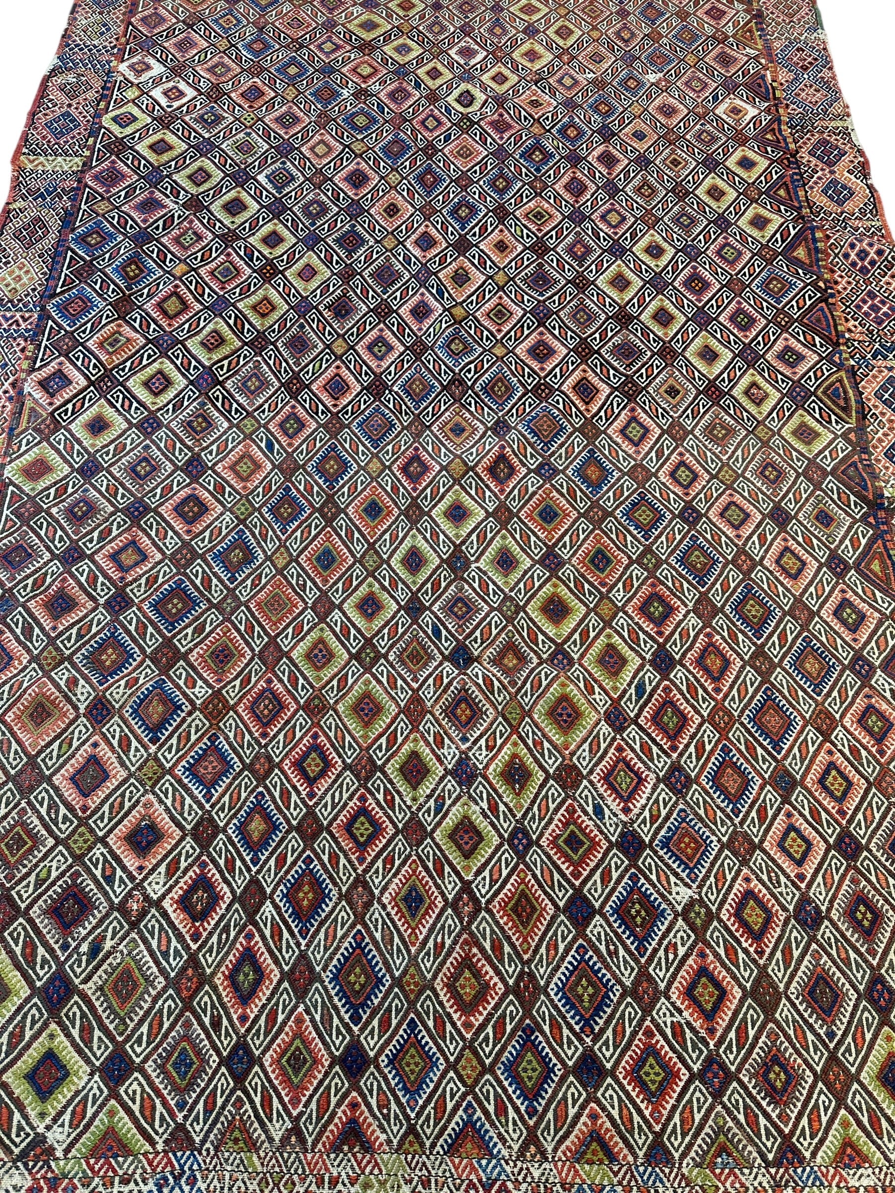 Antique Turkish Jajim Wool Rug 5’6” x 14’5” by Rugistan - product image 5 for Resin Society