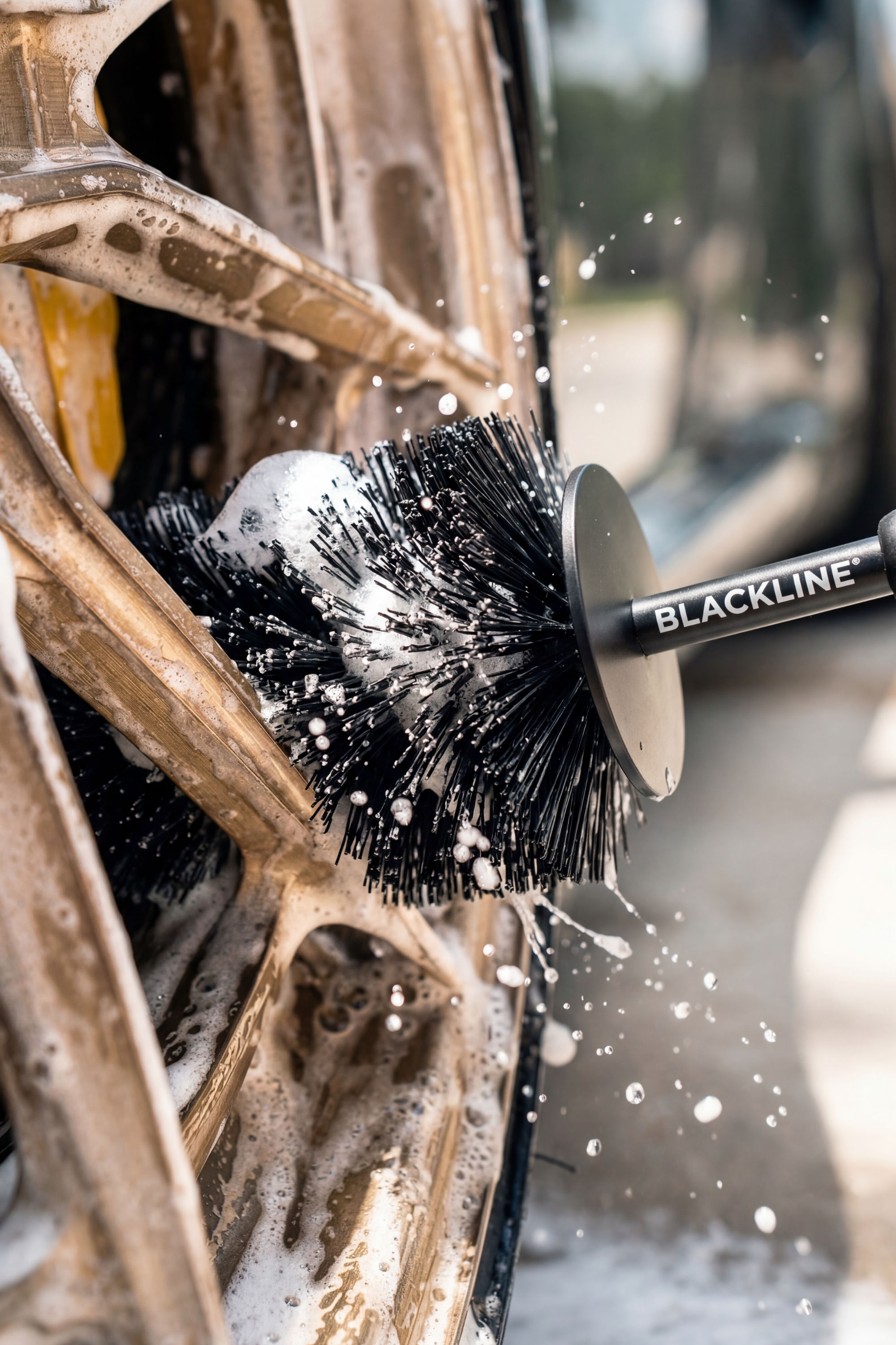 BLACKLINE® Wheel Barrel Brush