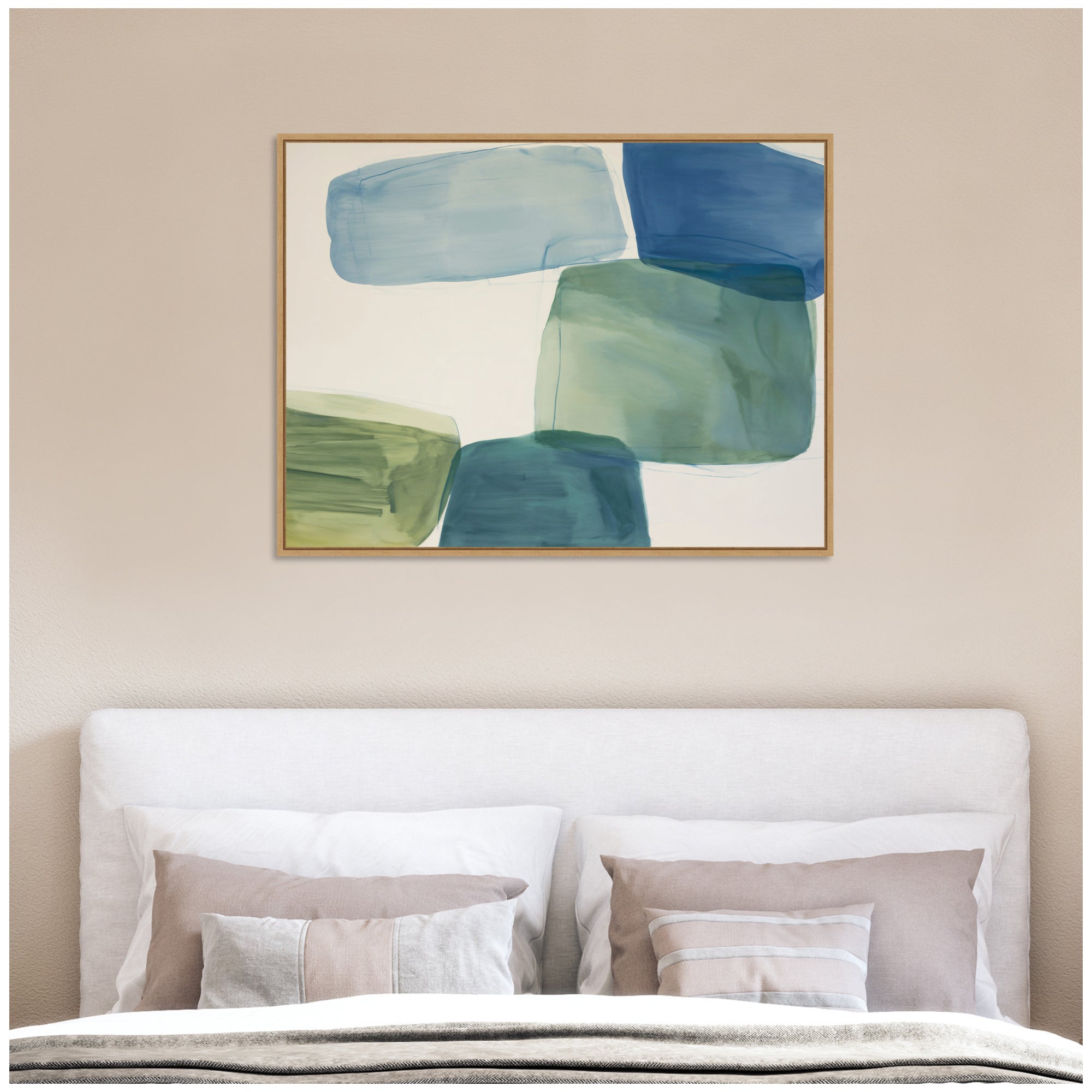 Coastal Calm No.
2 by Amy Lighthall Framed Canvas Wall Art Print