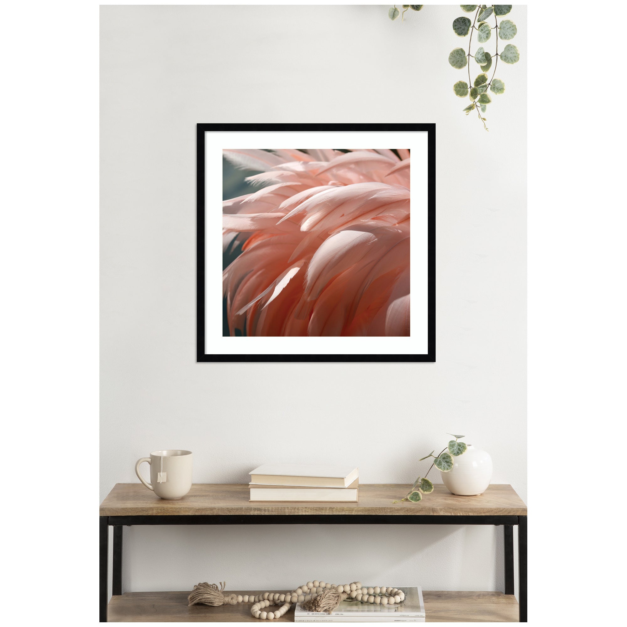 Flamingo No.
1 by Alicia Bock Framed Wall Art Print