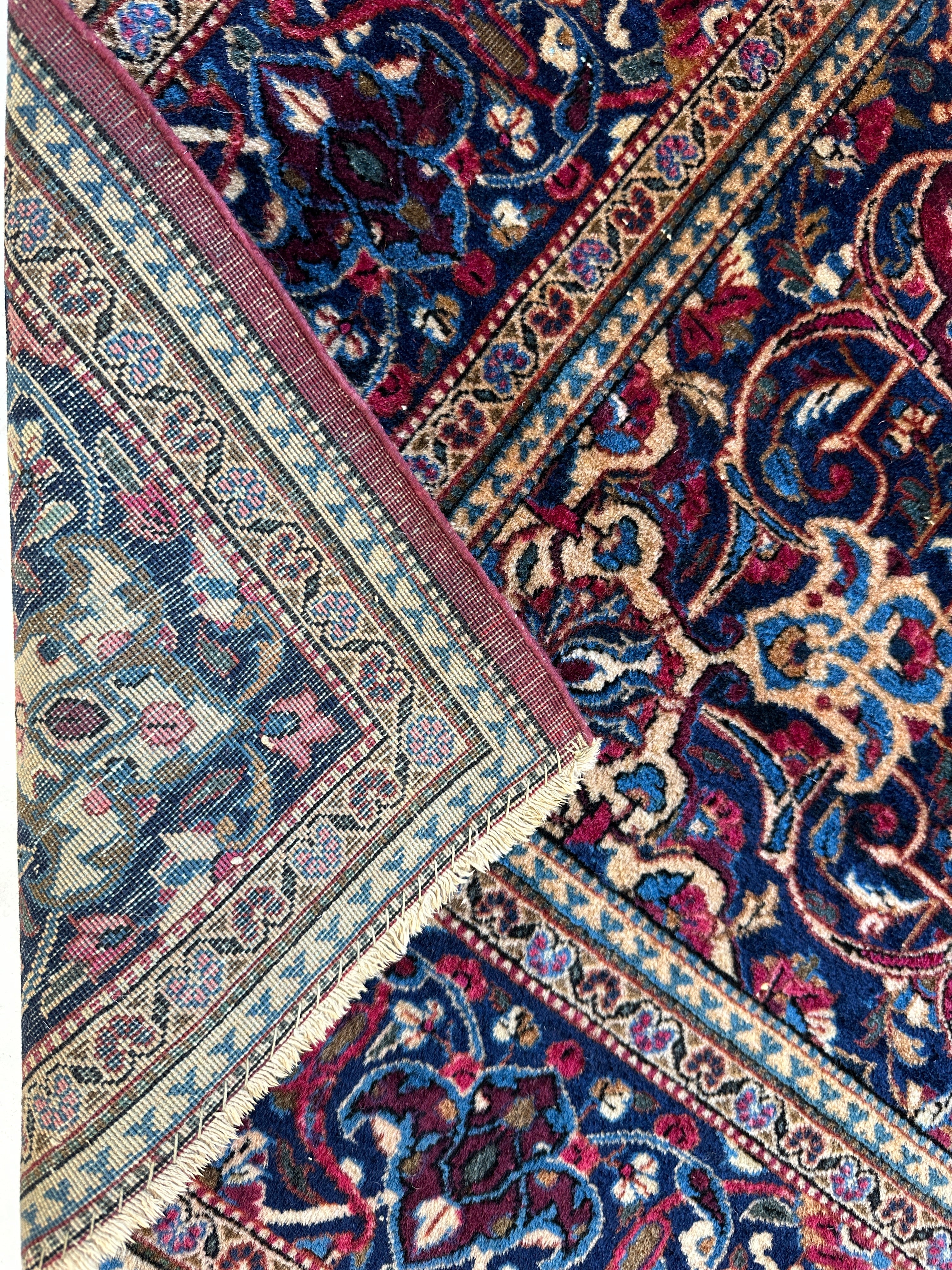 Antique Persian Kashan Debir Rug – 4’3” x 6’4” – Circa 1920s – by Rugistan - product image 9 for Resin Society
