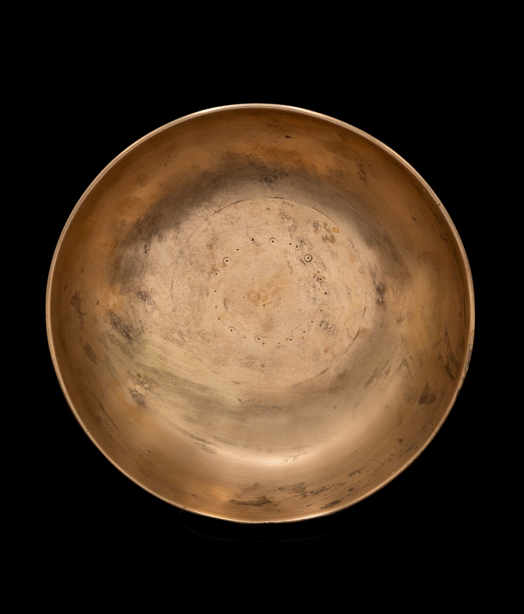 Antique Manipuri Void Singing Bowl B2 122Hz 8.5" A16086 by Bodhisattva Trading Company - product image 2 for Resin Society