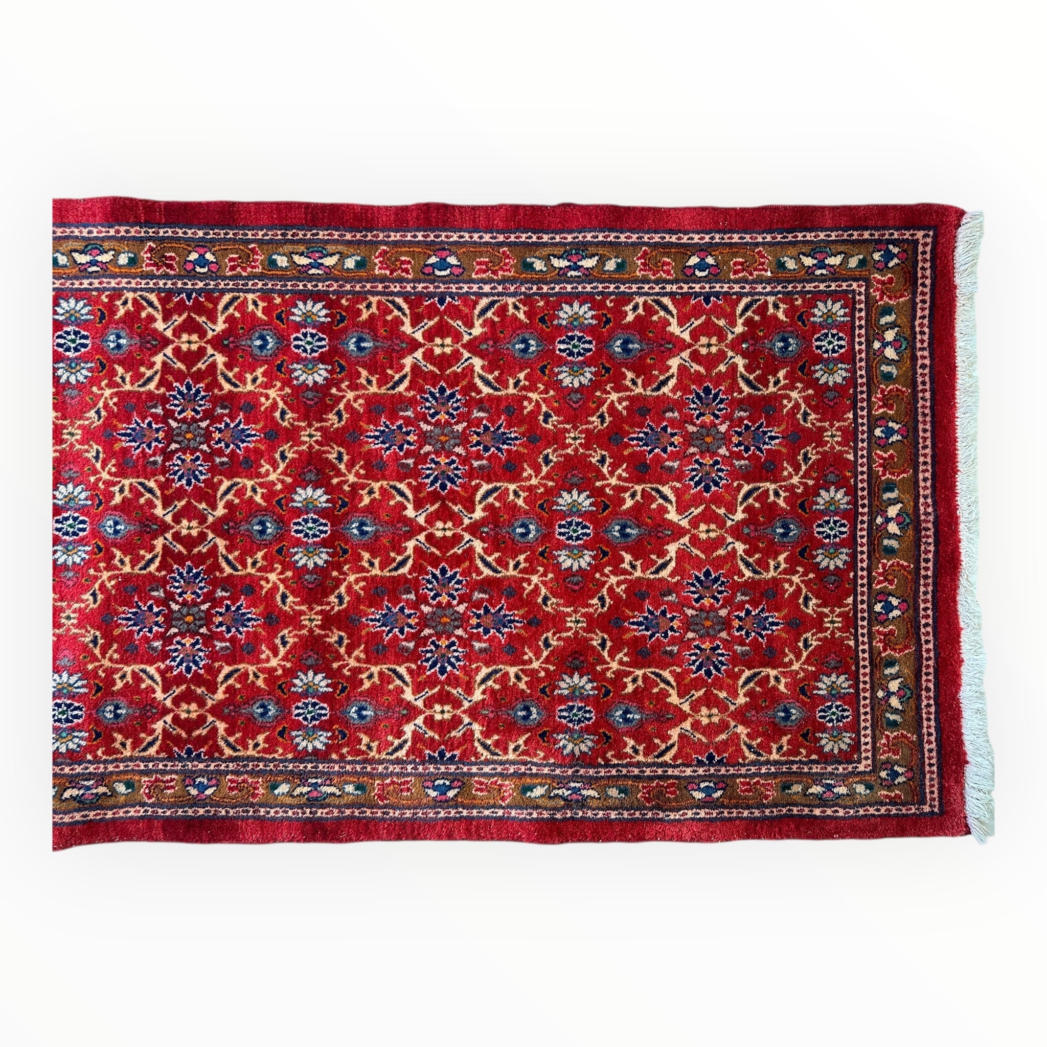 Vintage Mashhad Wool Runner – 3’3” x 8’4” – 1970s by Rugistan - product image 7 for Resin Society