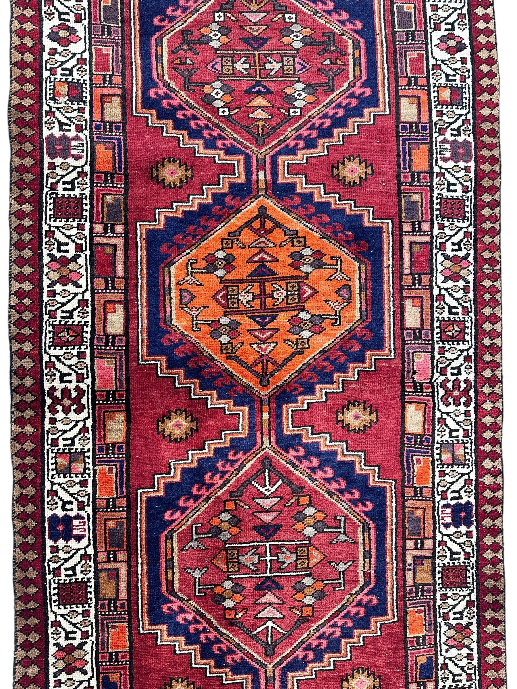 Vintage Persian Sarab Wool Runner Rug 3’4 x 10’7” by Rugistan - product image 6 for Resin Society
