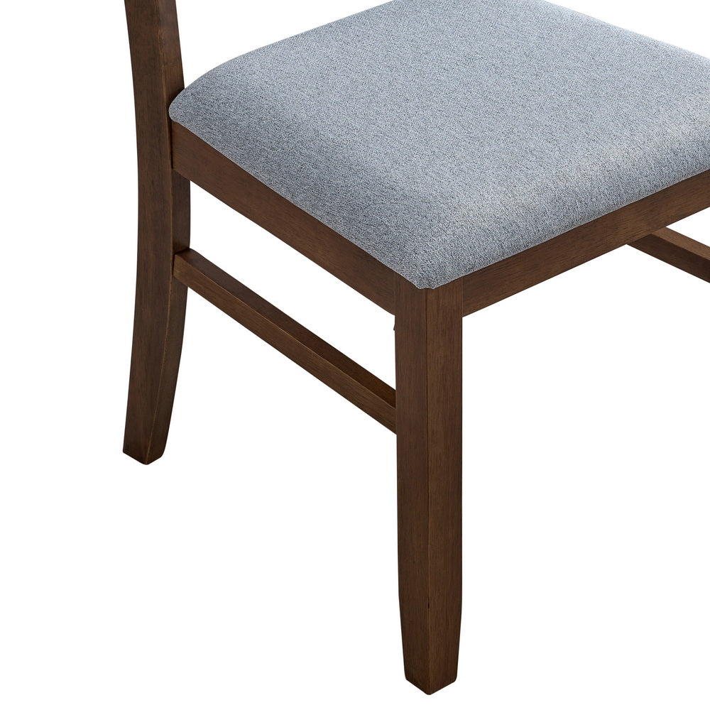 ACTU Farmhouse Dining Table Set with Upholstered Chairs for 4–6 by ACTU FURNITURE - product image 19 for Resin Society