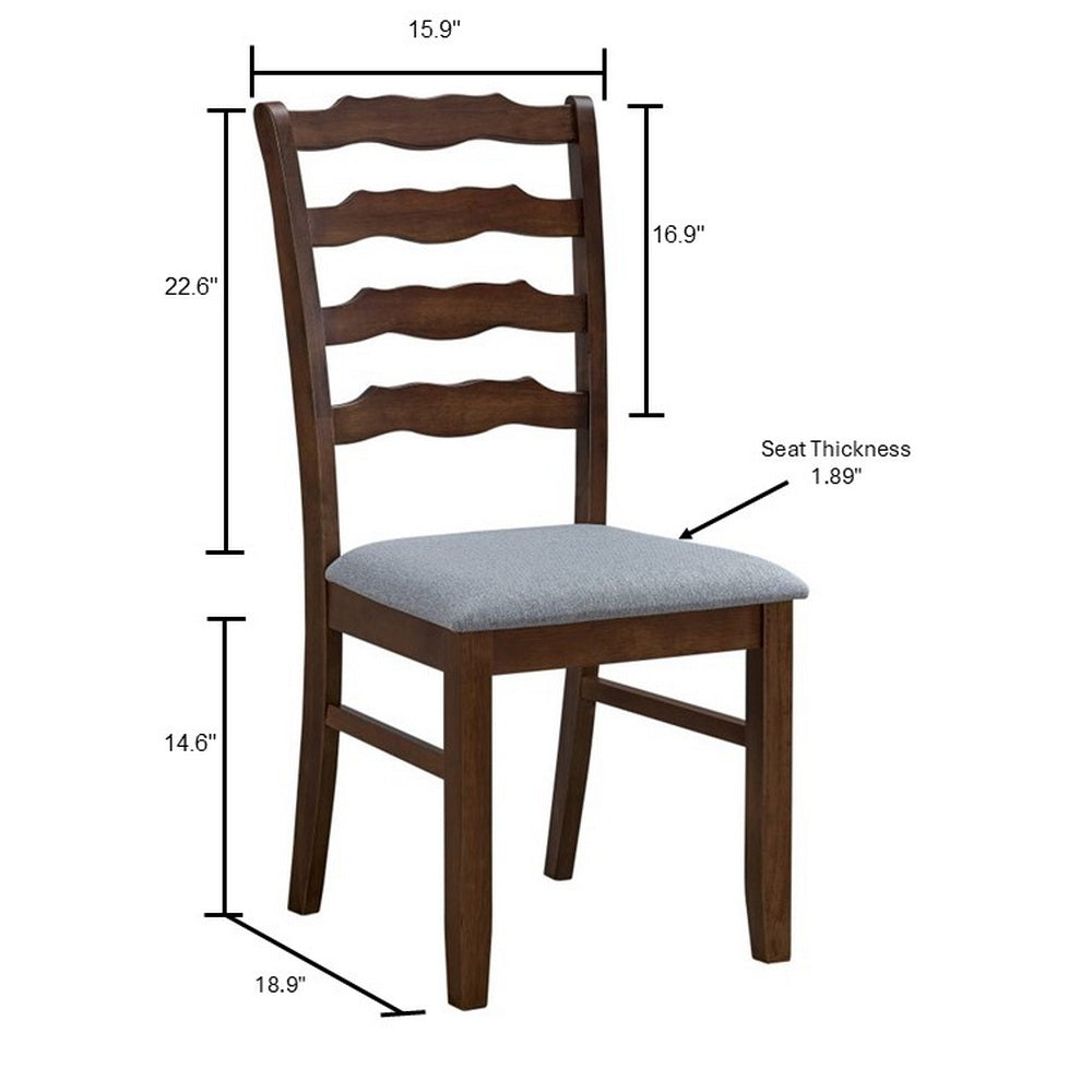 ACTU Farmhouse Dining Table Set with Upholstered Chairs for 4–6 by ACTU FURNITURE - product image 20 for Resin Society