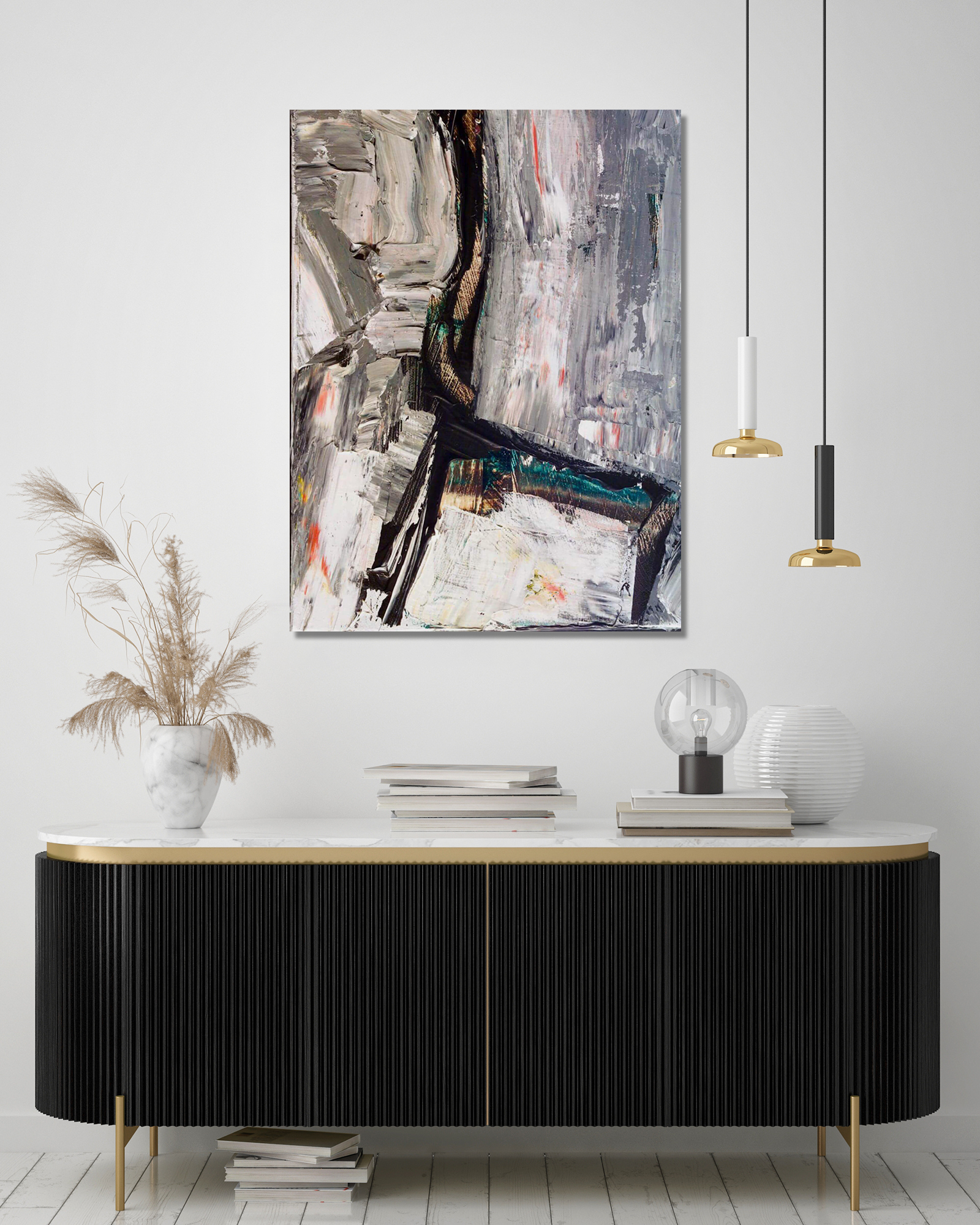 A Chair Artist Enhanced Canvas Print by John Beard Collection - product image 2 for Resin Society