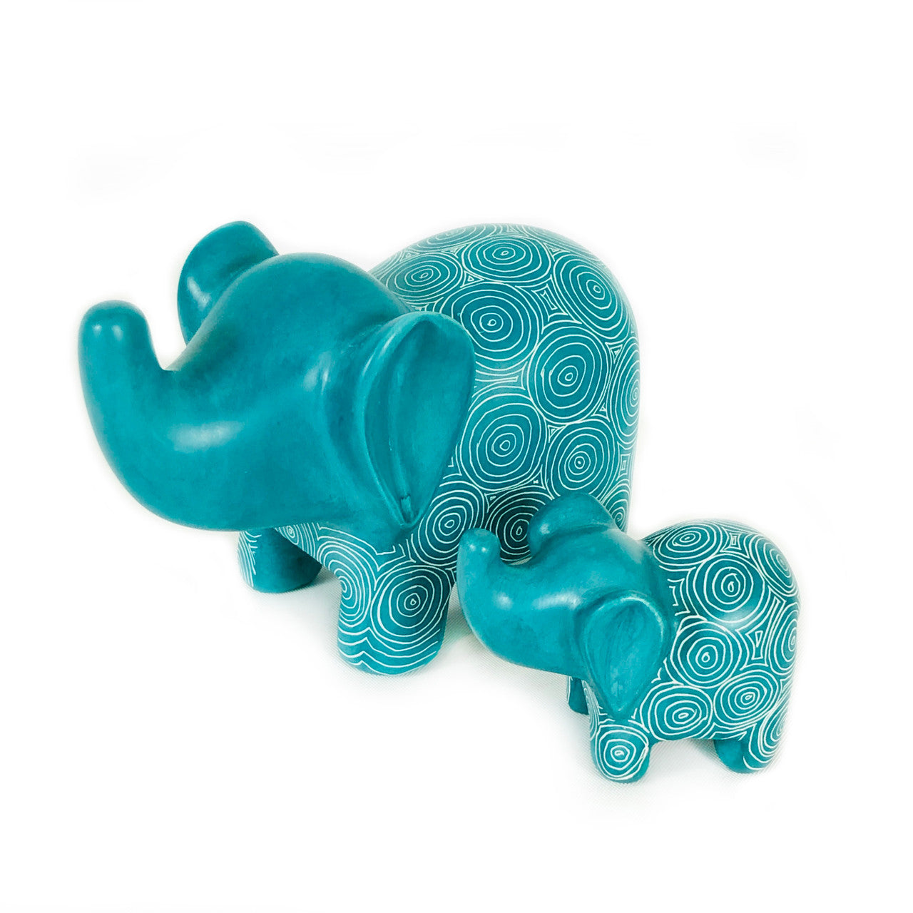 Ocean Green Elephant - Soapstone by Mbare Ltd - product image 4 for Resin Society