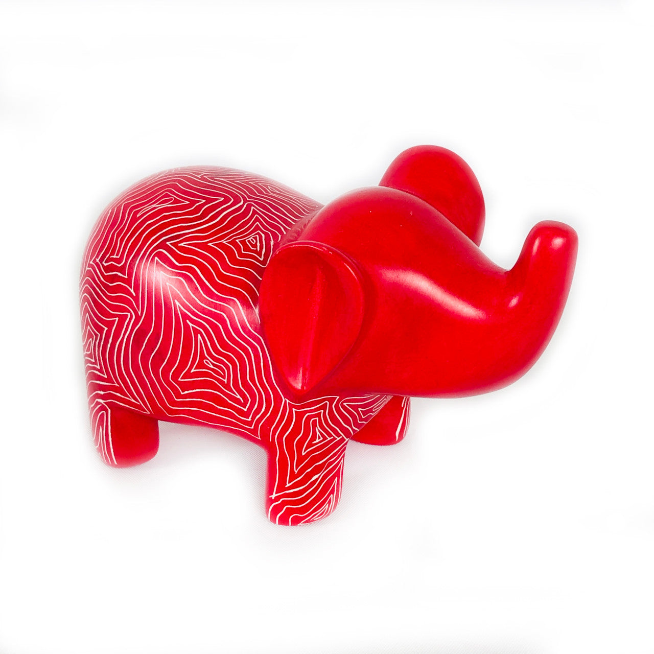 Maasai Red Elephant - Soapstone by Mbare Ltd - product image 3 for Resin Society