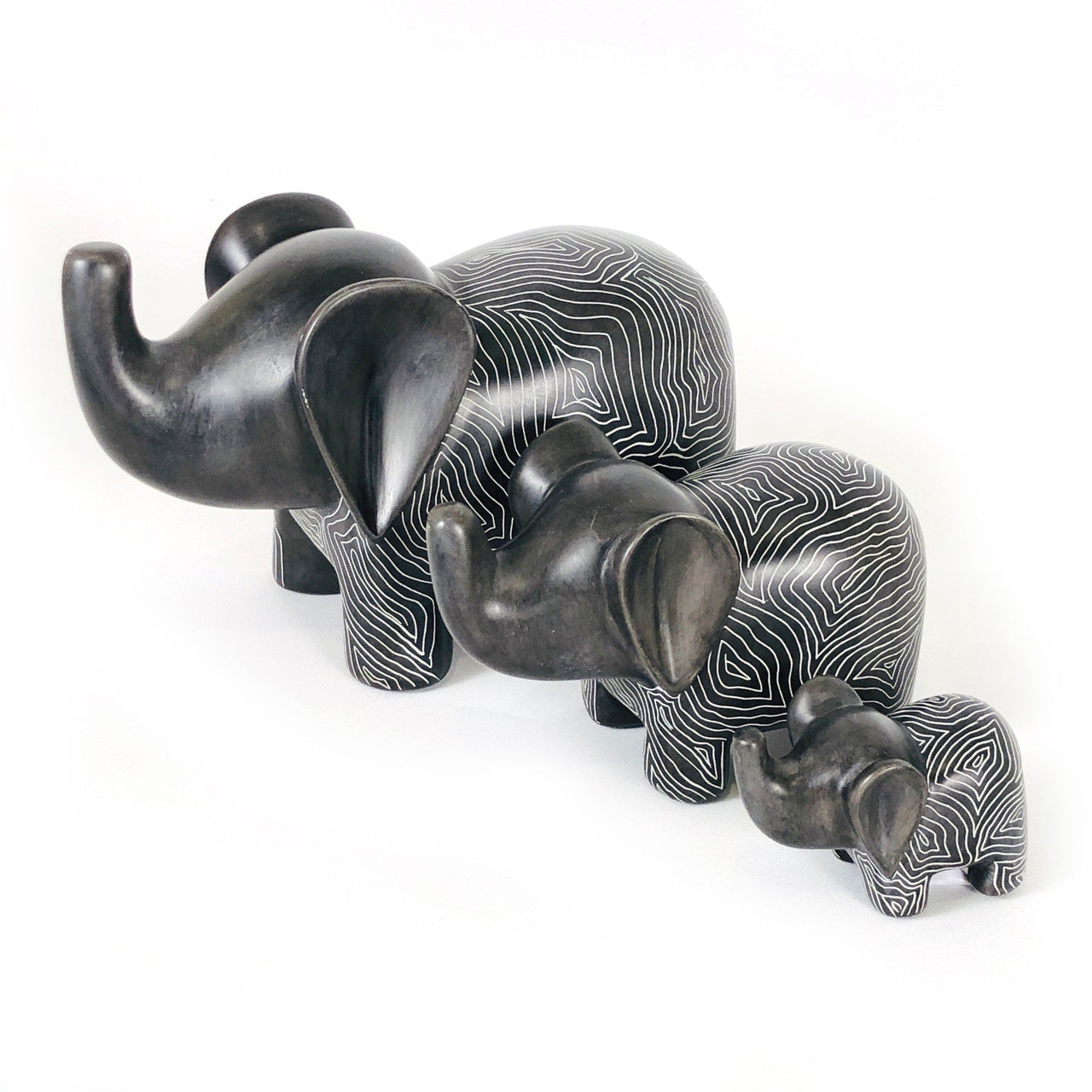 Graphic Gray Elephant - Soapstone by Mbare Ltd - product image 6 for Resin Society