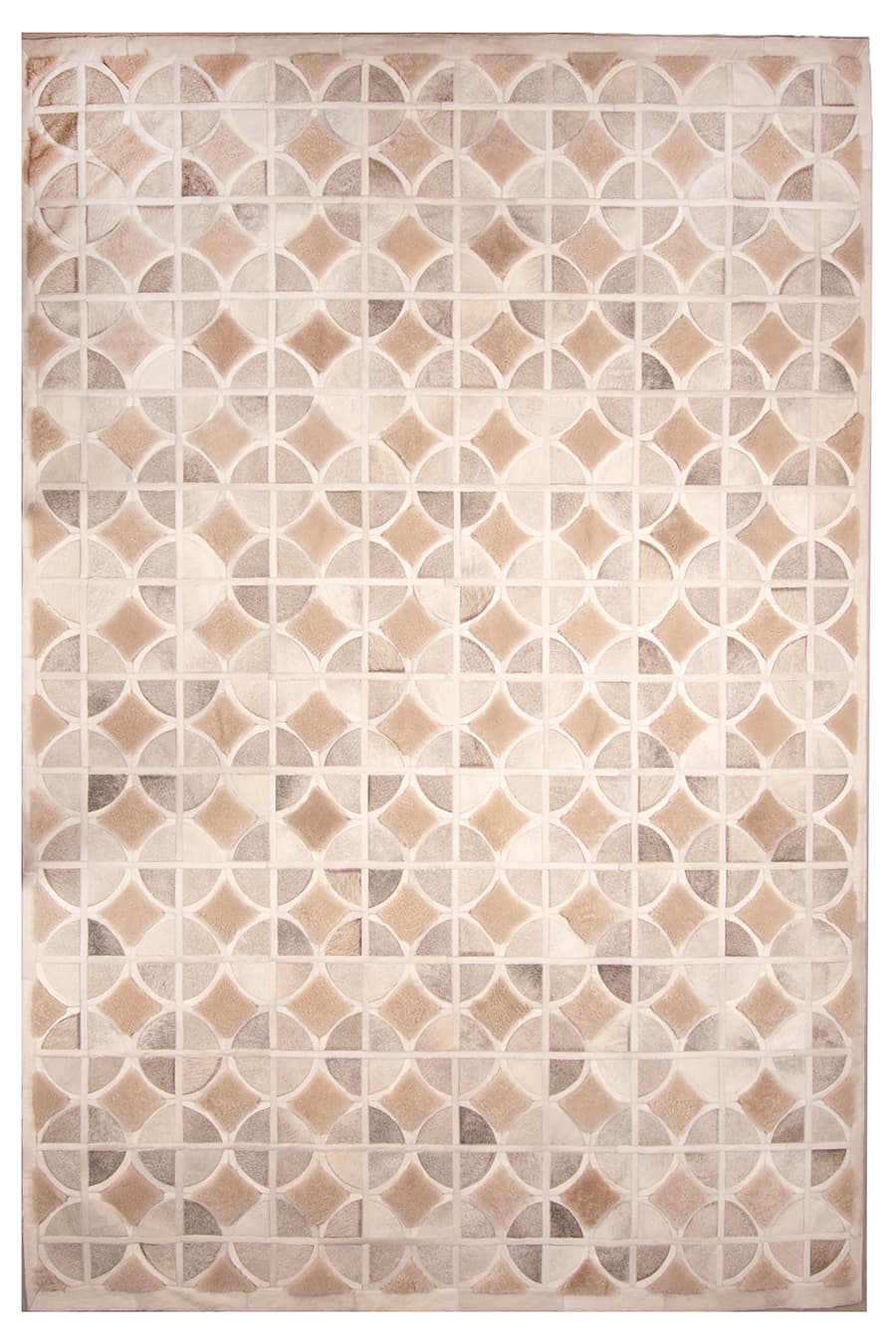 Alpha – Custom Cowhide & Shearling Rug by Homelosophy