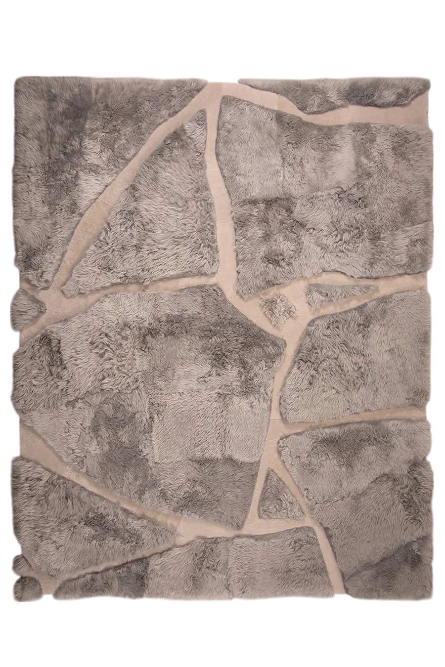 ARMOR High - Low Sheepskin Rug – Sculpted Texture in Custom Sizes by Homelosophy
