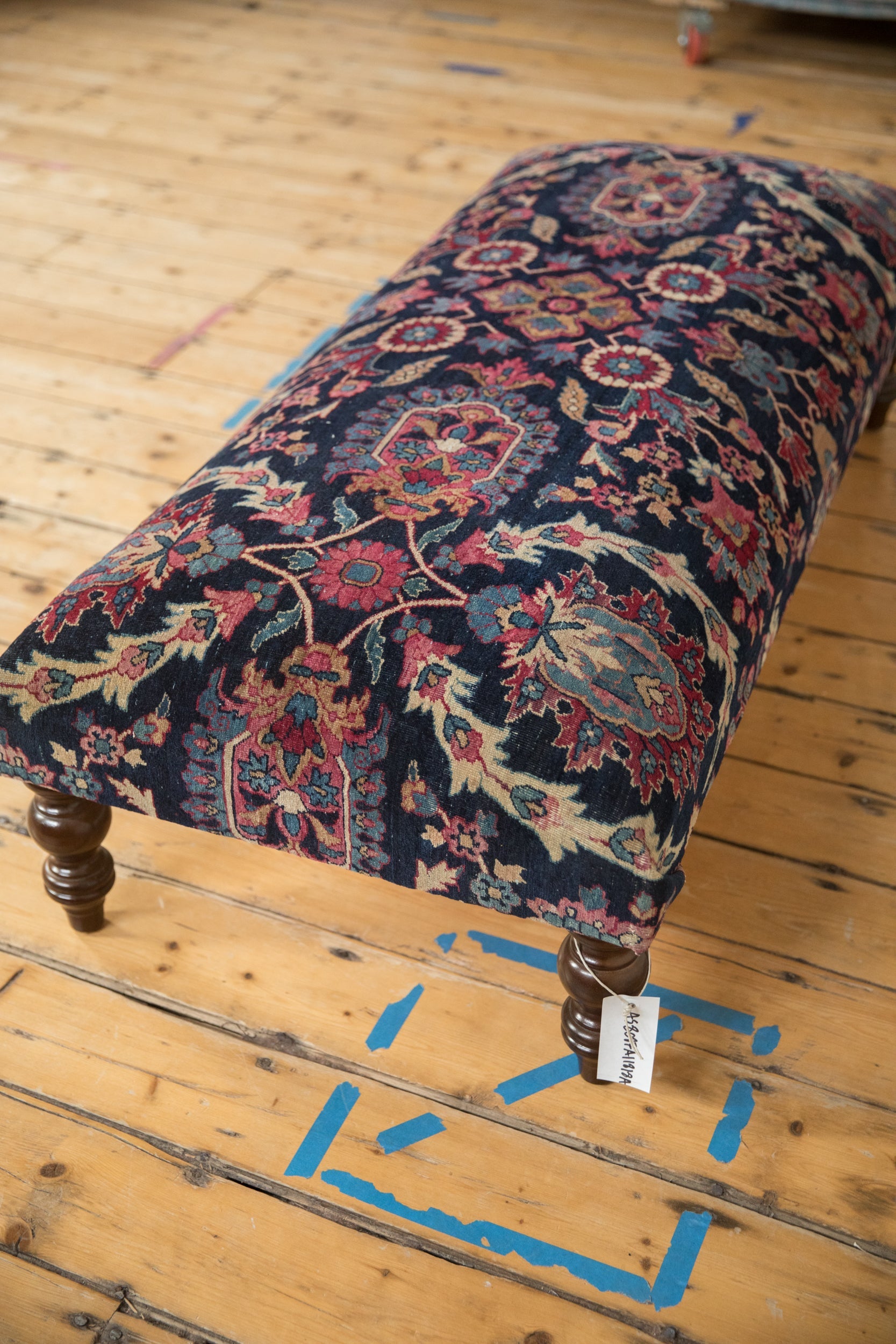 Vintage Persian Rug Ottoman Coffee Table by Old New House® - product image 8 for Resin Society