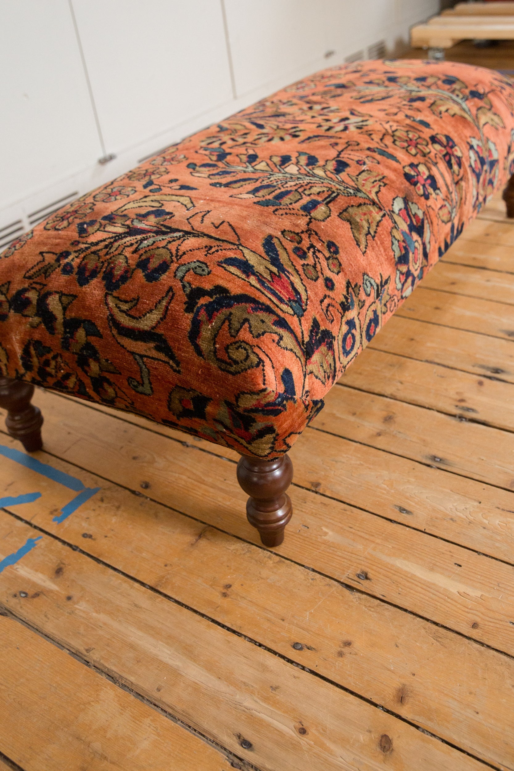 Vintage Persian Rug Ottoman Coffee Table by Old New House® - product image 7 for Resin Society