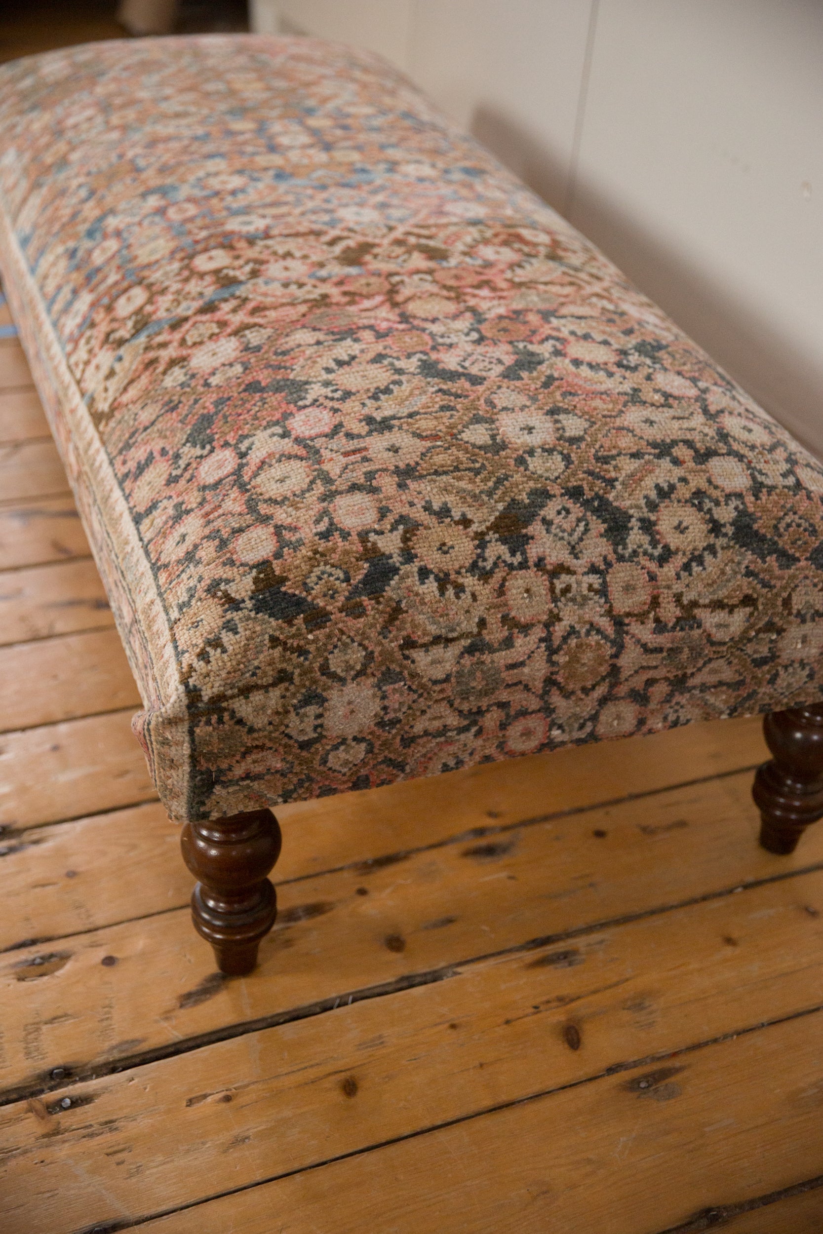 Vintage Persian Rug Ottoman Coffee Table by Old New House® - product image 3 for Resin Society