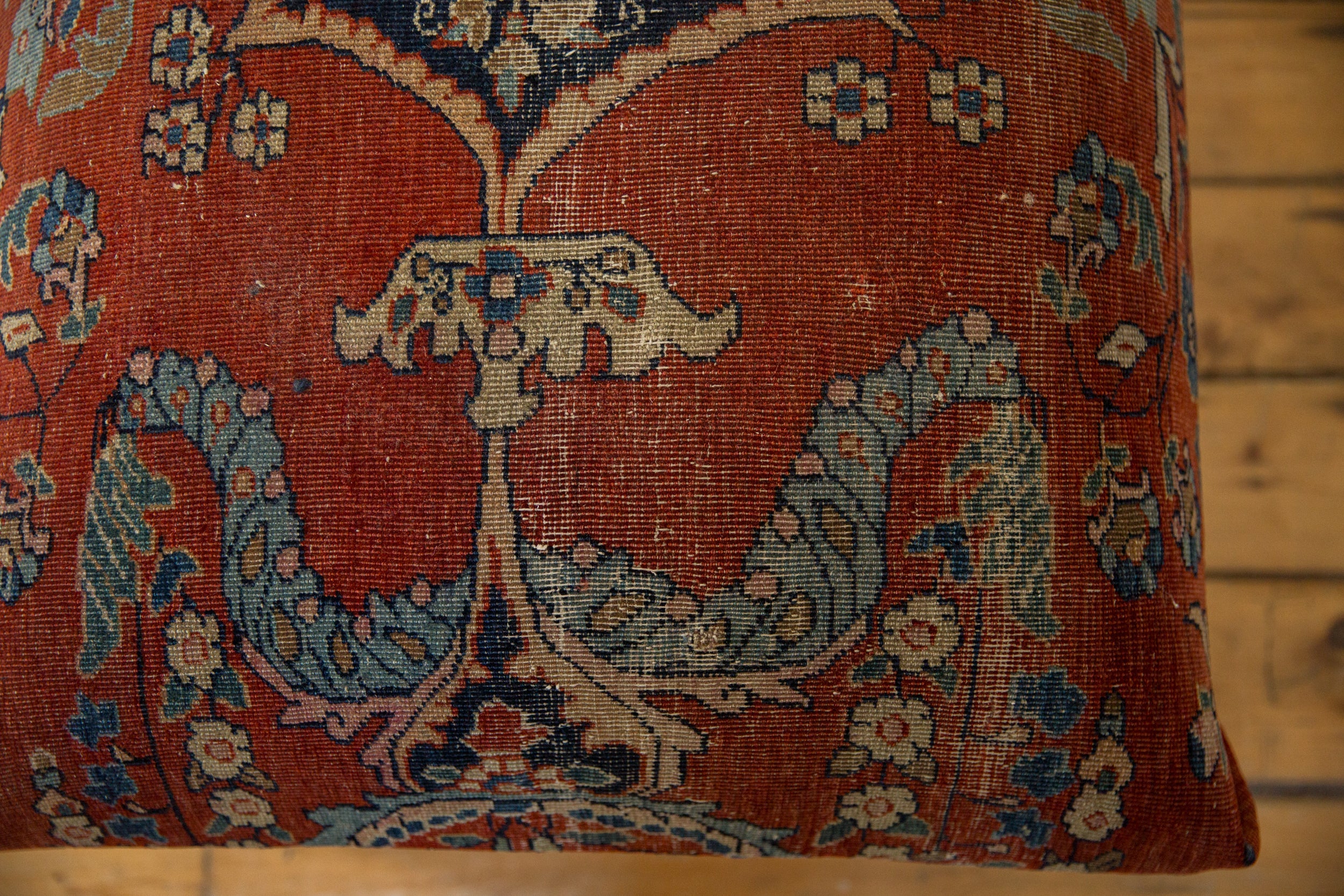 Reclaimed Antique Persian Rug Ottoman Coffee Table by Old New House® - product image 6 for Resin Society