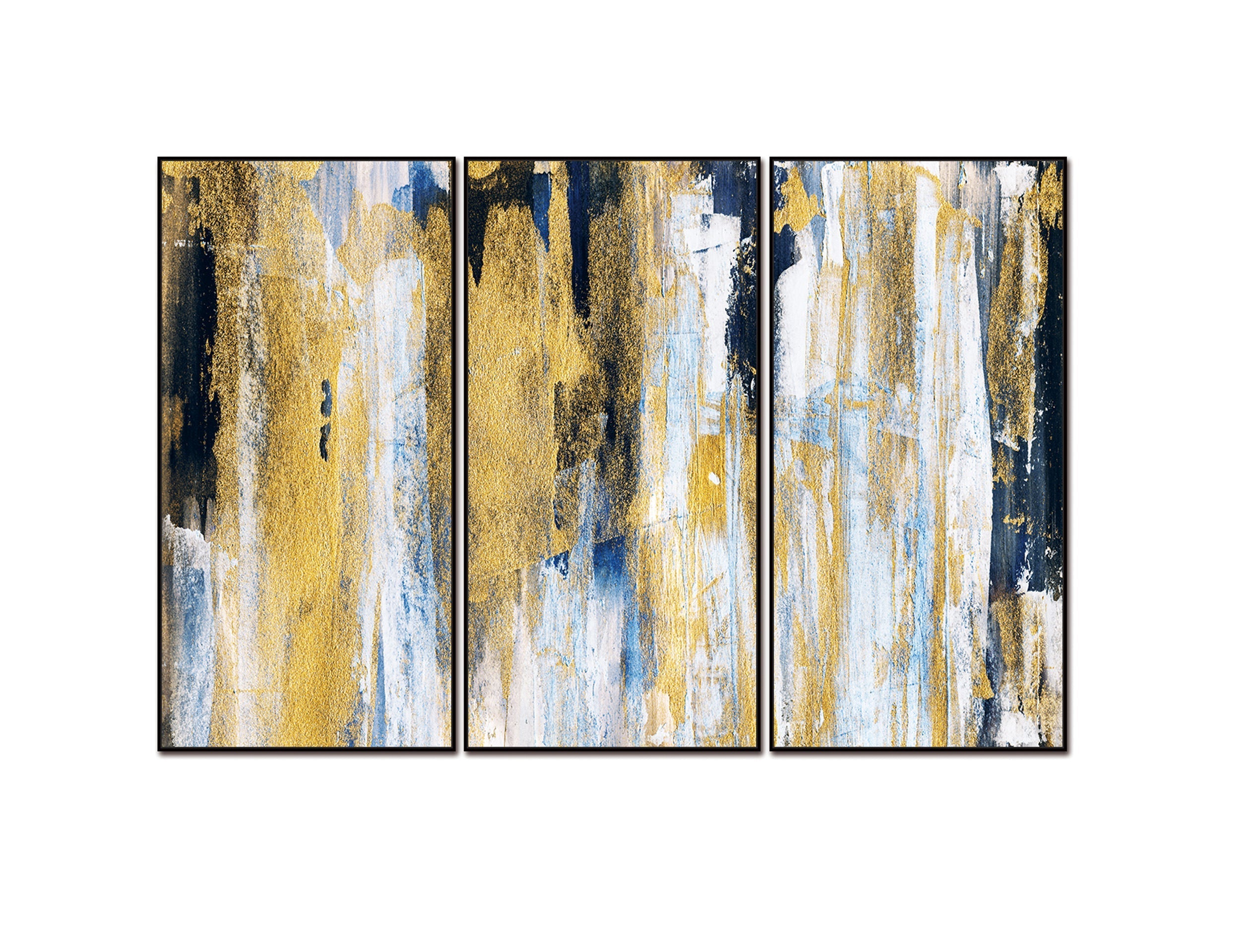 Oro 3-Piece Canvas by DEKOR - Resin Society