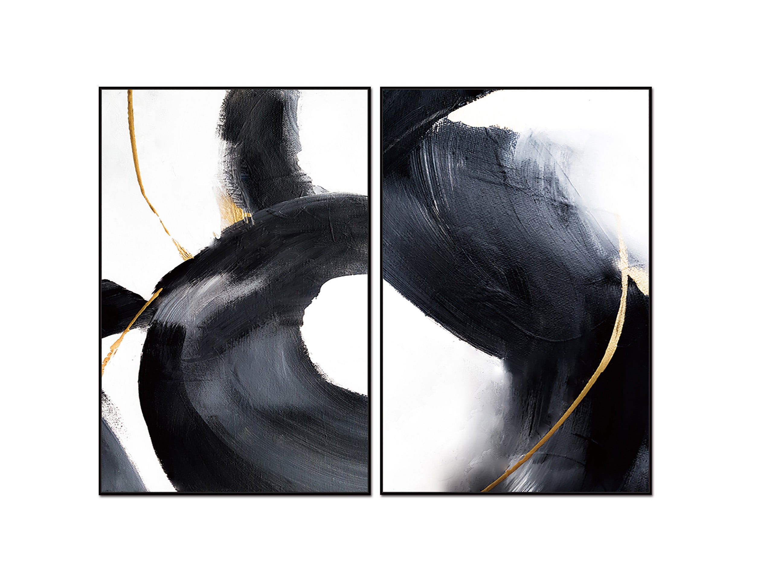 Nero 2-Piece Canvas by DEKOR - Resin Society